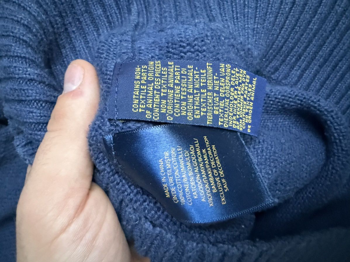 Polo Ralph Lauren × Vintage Vintage Polo Ralph Lauren 1/4 zip up sweater knit shirt Size US M / EU 48-50 / 2 - 4 Thumbnail