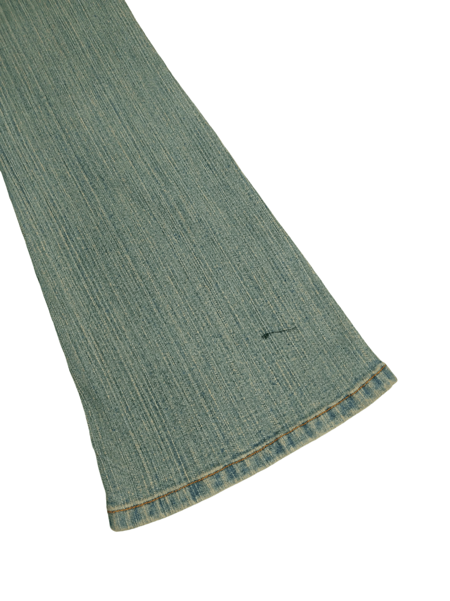 If Six Was Nine Flare Jeans Muuga Distress Faded Boot Cut Y2k Low Rise Size US 30 / EU 46 - 18 Thumbnail