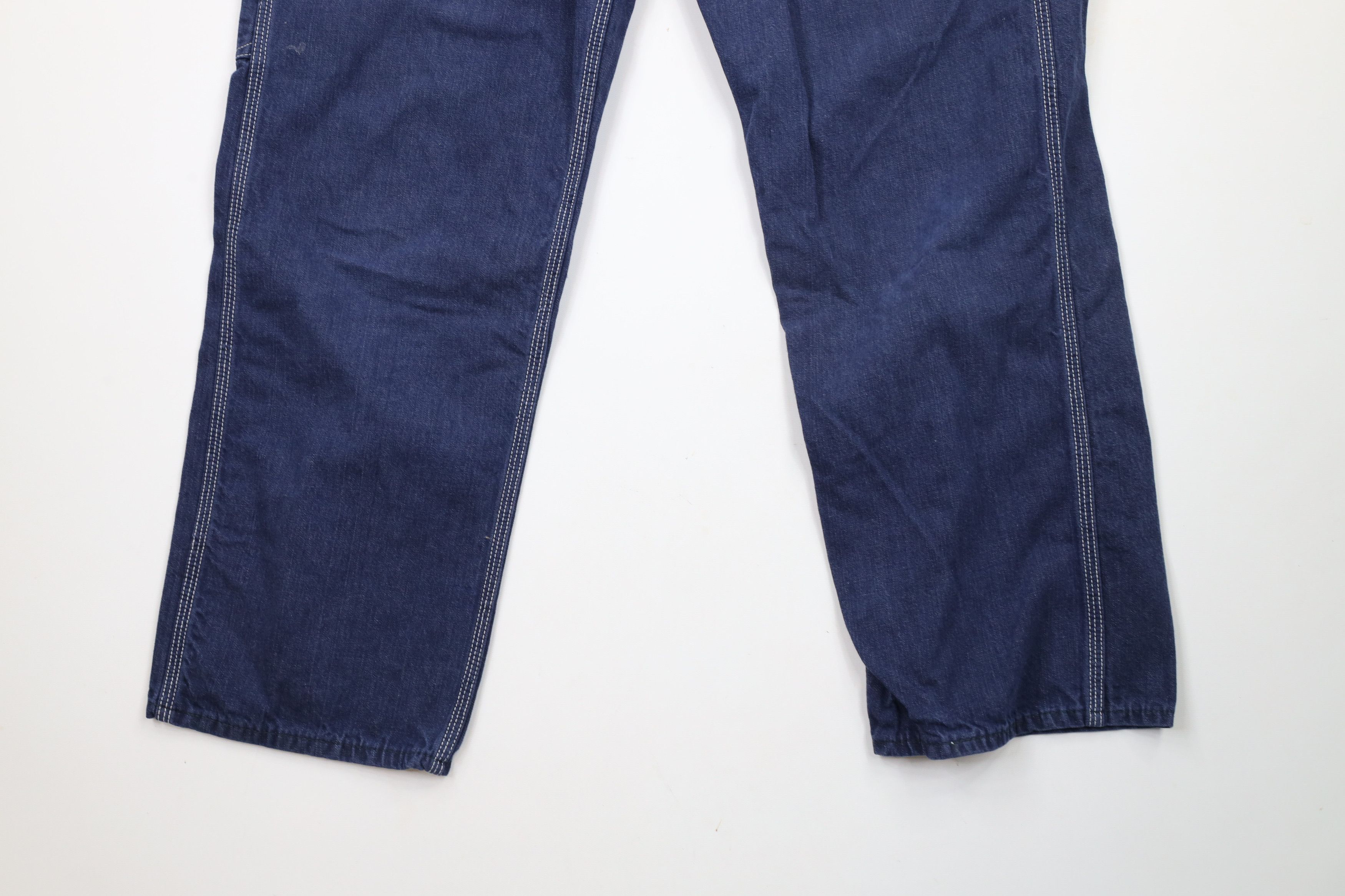 Vintage Vintage 60s 70s Streetwear Wide Leg Dungaree Denim Jeans Size US 32 / EU 48 - 4 Thumbnail