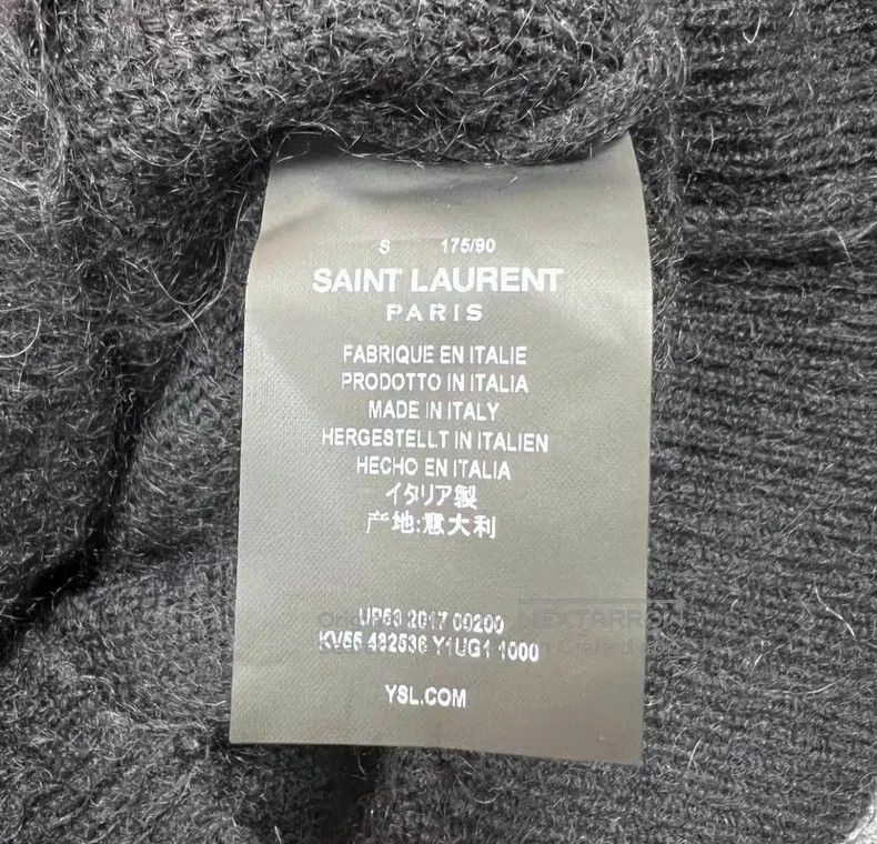 Saint Laurent Paris Saint Laurent Paris Mohair High-Neck Sweater Size US S / EU 44-46 / 1 - 4 Thumbnail