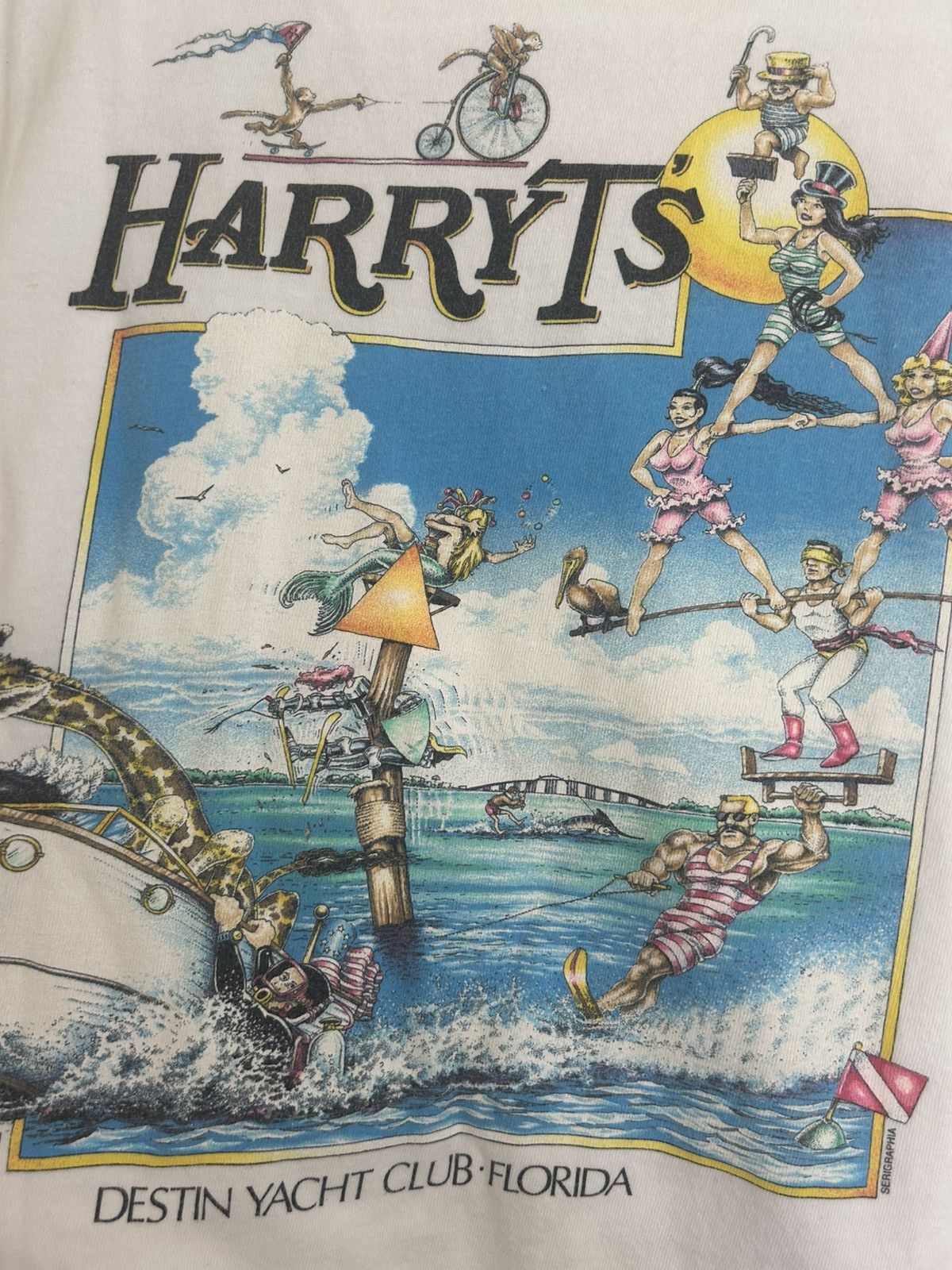 Vintage Vintage Harry T’s “Race of the Long Necks” Animal Jetski Tee Size US M / EU 48-50 / 2 - 11 Thumbnail