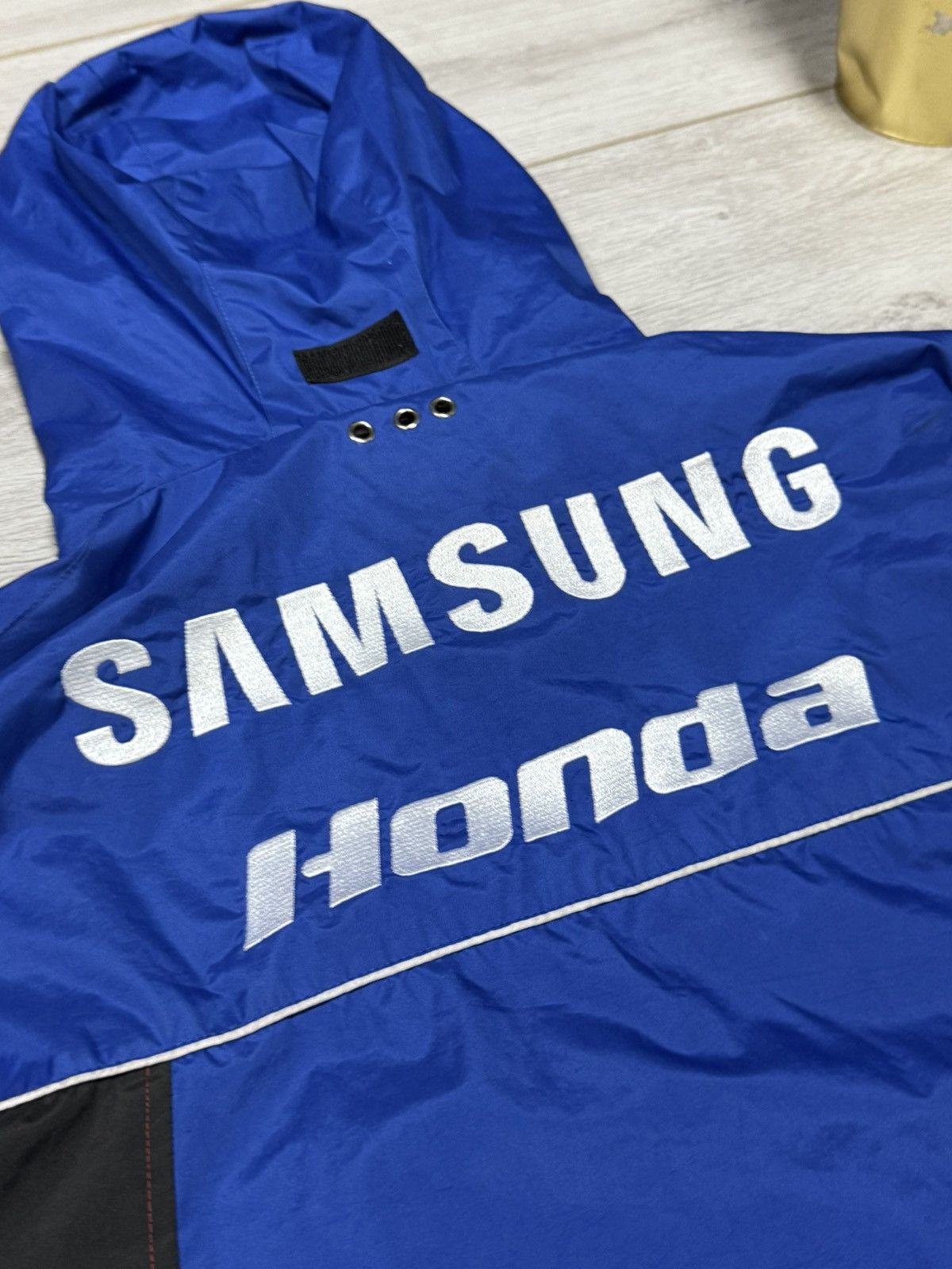 Honda Honda Samsung vintage big logo jacket zip hood Size US M / EU 48-50 / 2 - 10 Thumbnail