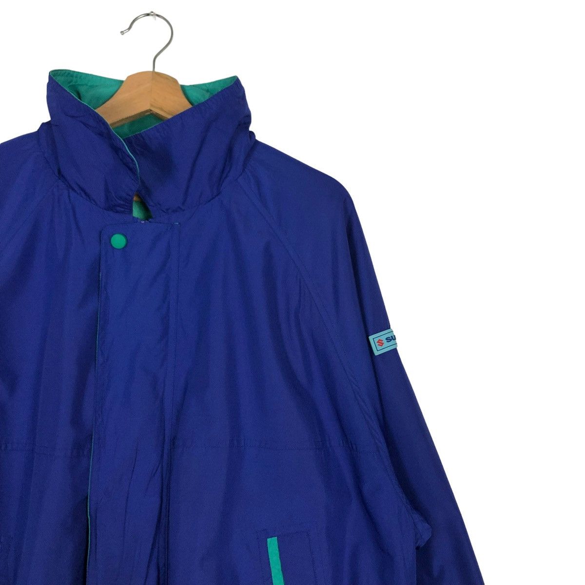 Japanese Brand 🔥90’s Vintage Bomber Jacket Racing Wear Suzuki Big Logo Size US L / EU 52-54 / 3 - 2 Thumbnail