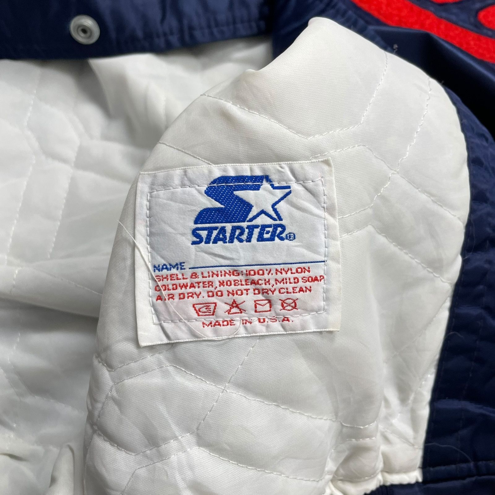 MLB VTG 90s WASHINGTON SENATORS STARTER COOPERSTOWN SATIN JACKET Size US L / EU 52-54 / 3 - 6 Thumbnail