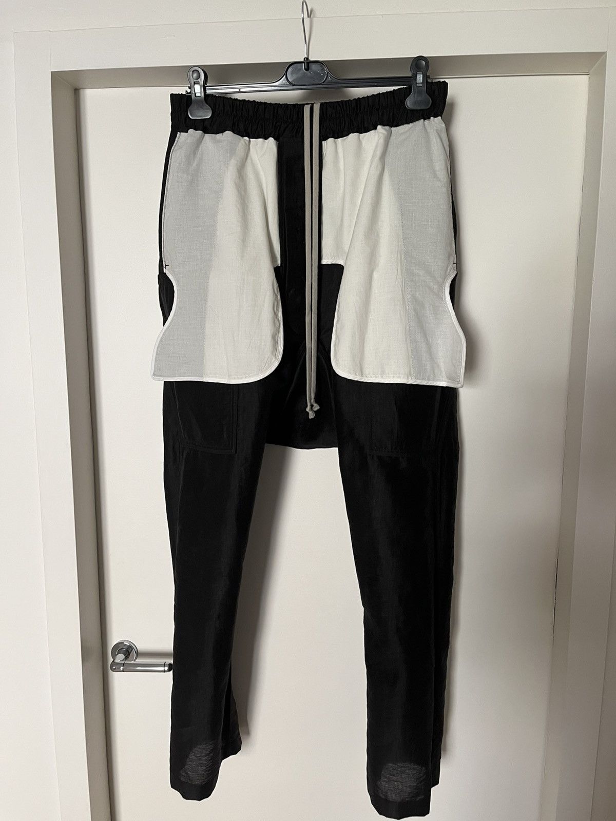 Rick Owens SS23 EDFU Slightly Shiny✨ Linen Cargo Pants Size US 34 / EU 50 - 8 Thumbnail