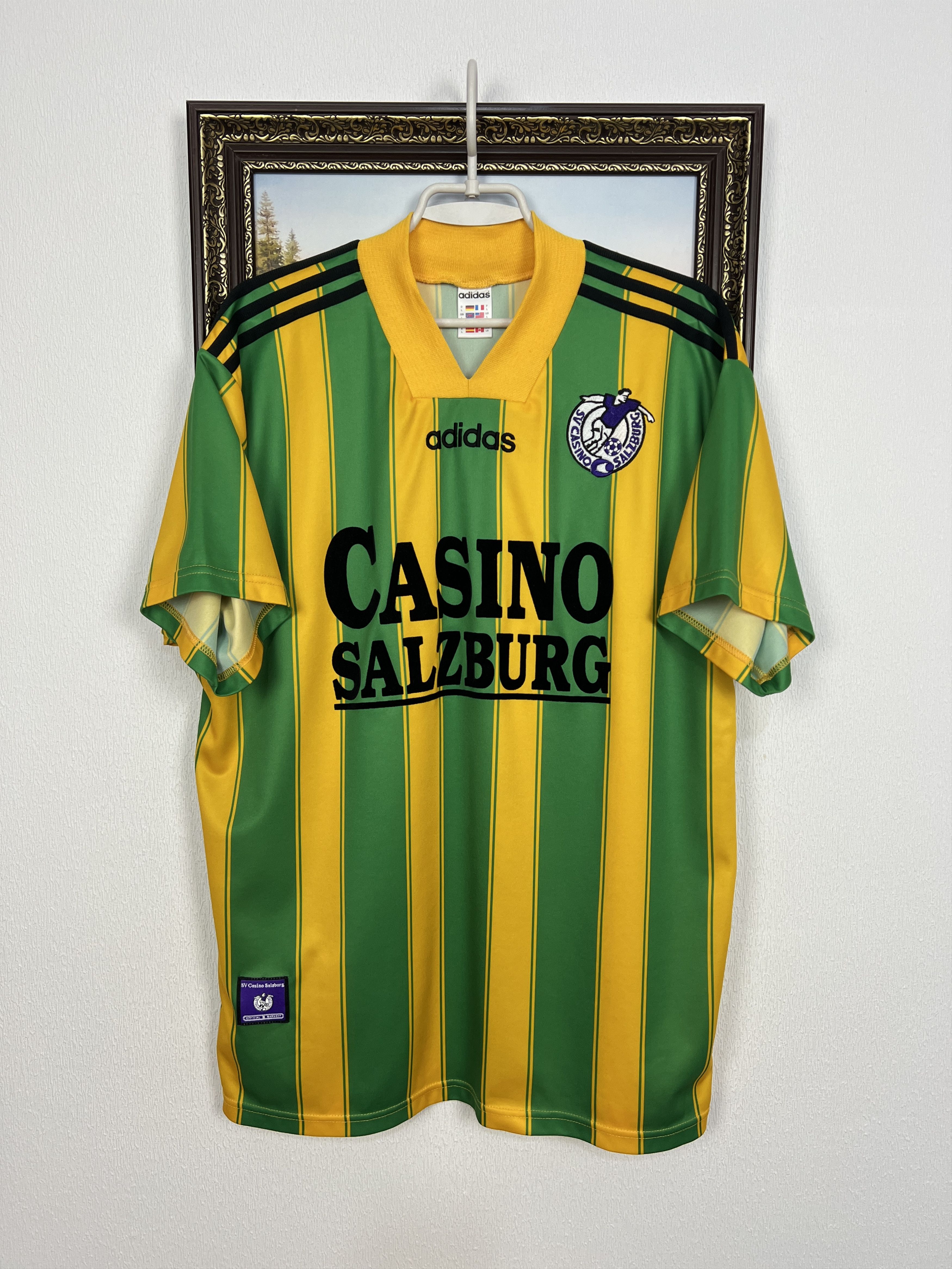 Adidas Red Bull Salzburg Away football shirt Soccer Jersey Trikot Size US L / EU 52-54 / 3 - 1 Thumbnail