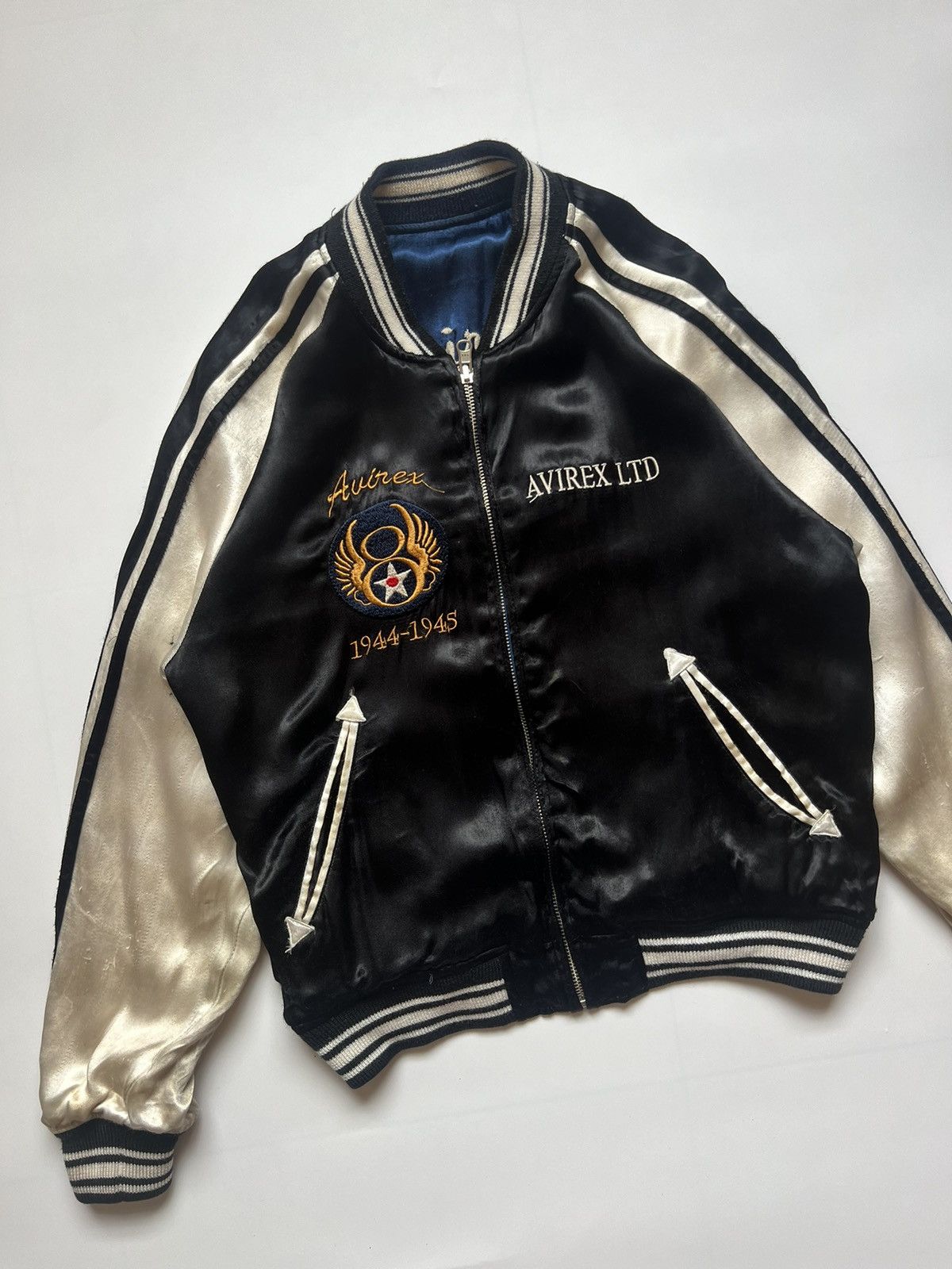 Avirex Rare Avirex Reversible Sukajan Jacket Size US S / EU 44-46 / 1 - 12 Thumbnail