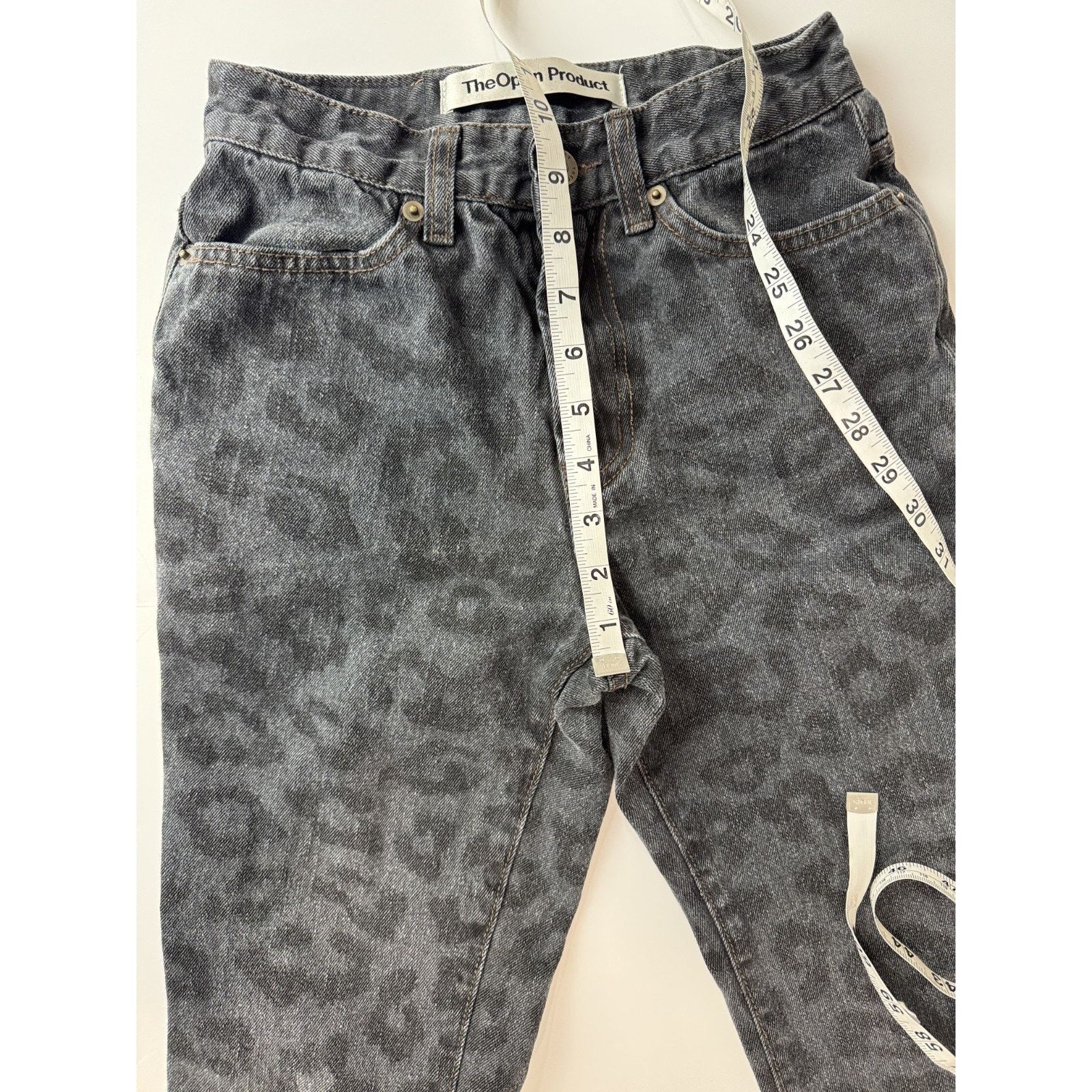 Other The Open Product Leopard Print Jeans Snap Straight Korea 1 Size 25" / US 0 / IT 36 - 4 Thumbnail