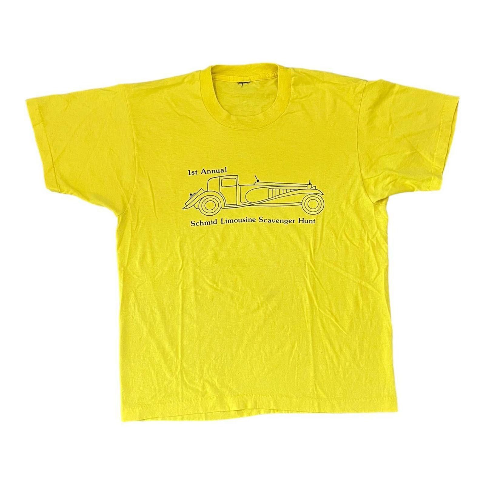 Other Vintage 80s 1st Schmid limousine scavenger hunt T-shirt Size US M / EU 48-50 / 2 - 1 Thumbnail