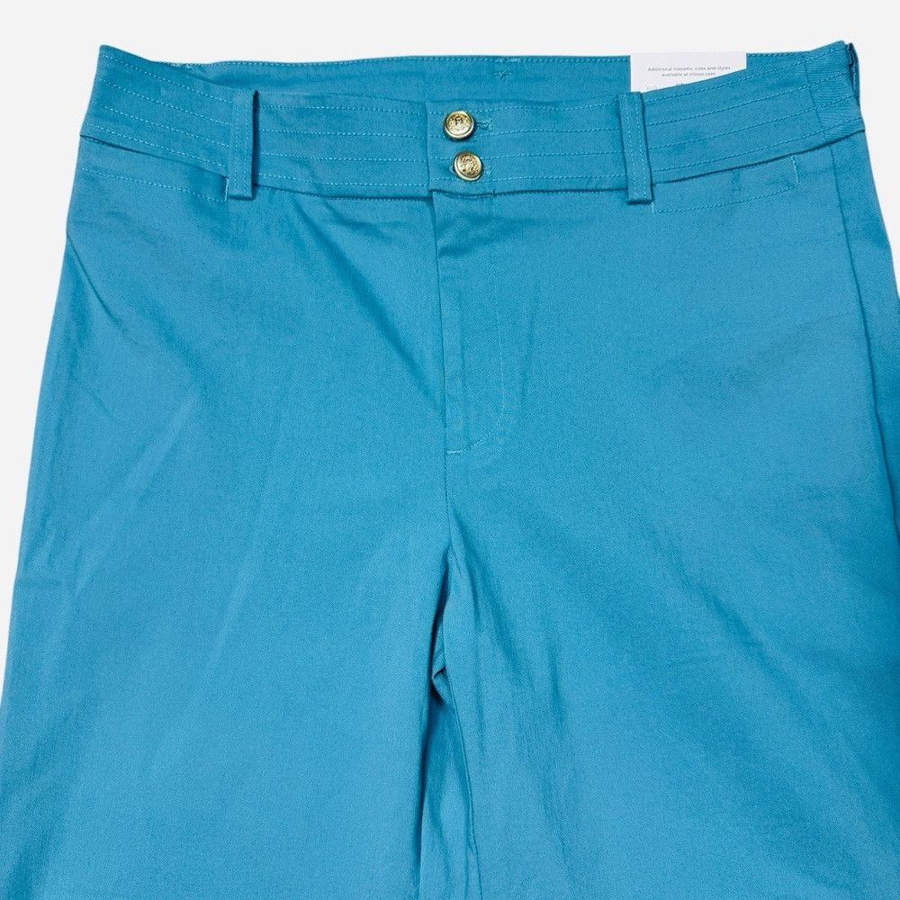 Chicos NWT New Chico's Trapunto Wide Leg Cropped Pants Size 1 US M Size 32" / US 10 / IT 46 - 5 Thumbnail