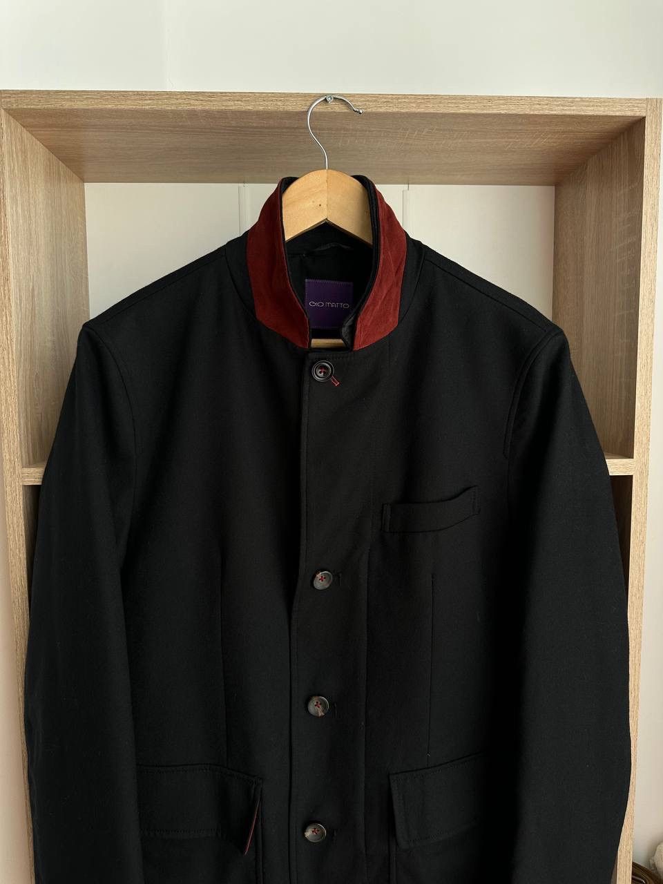 Japanese Brand × Vintage Vintage GIO Matto Purple Label Wool Cashmere Blazer Jacket Size 38R - 6 Thumbnail