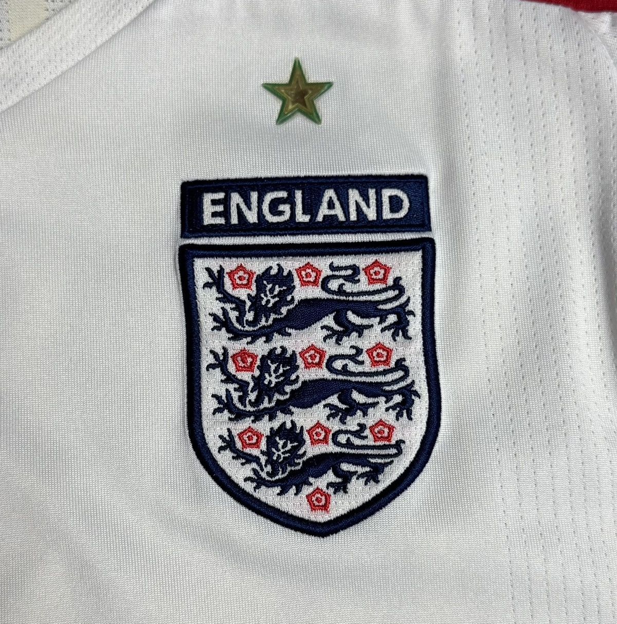 Umbro England 2007 2008 2009 Home Shirt Jersey Long Sleeve Umbro Size US L / EU 52-54 / 3 - 9 Thumbnail
