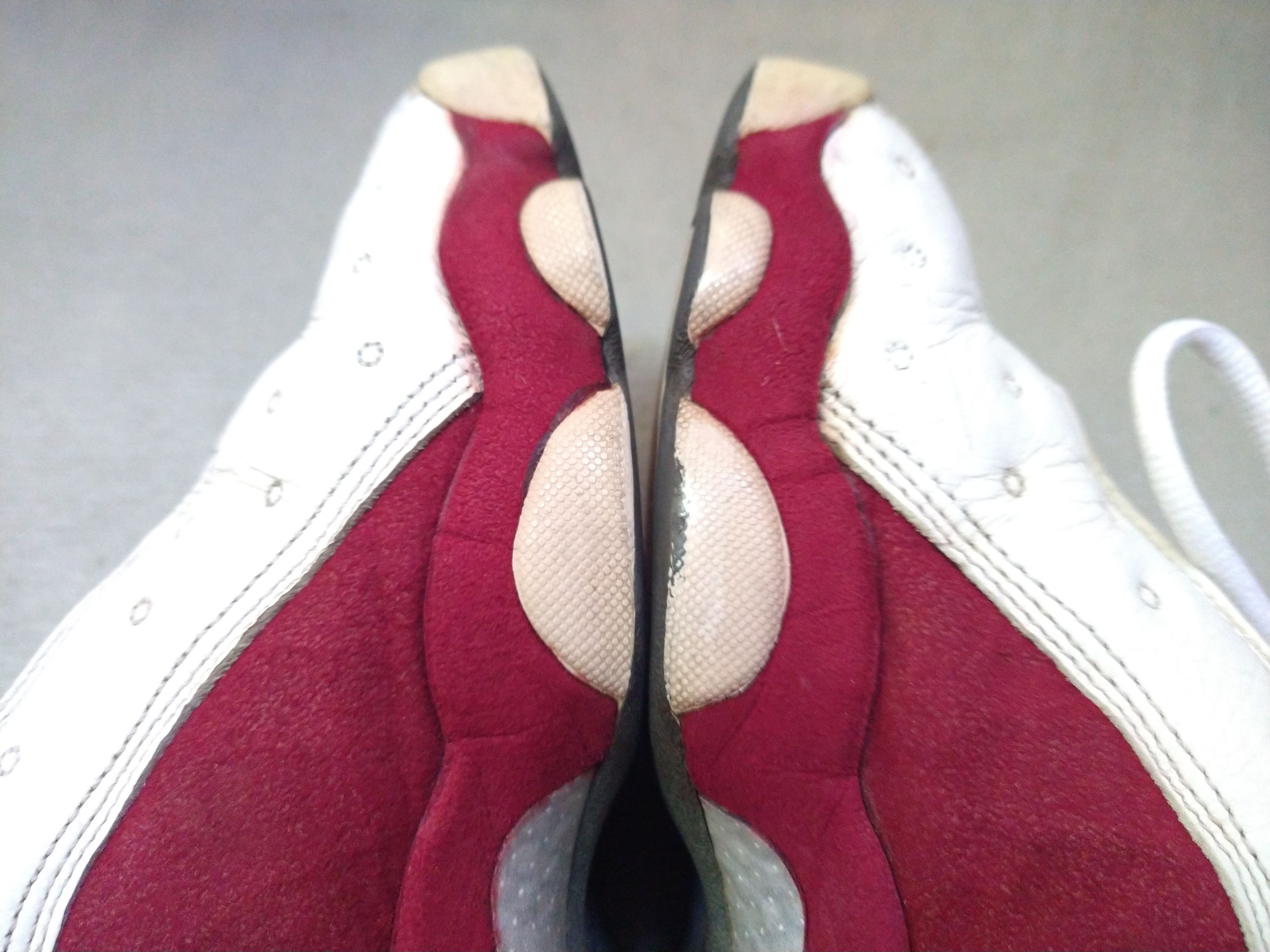 Jordan Brand Nike Air Jordan 13 Retro Maroon Grey Toe Size 9.5 310004-161 Size US 9.5 / EU 42-43 - 10 Thumbnail