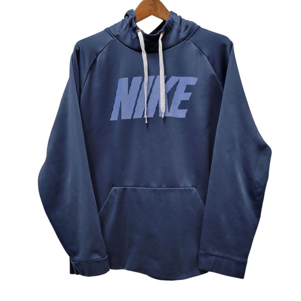 Nike Nike Men's Logo Print Long-Sleeves Hoodie Sweatshirt Size XL Size US XL / EU 56 / 4 - 1 Thumbnail