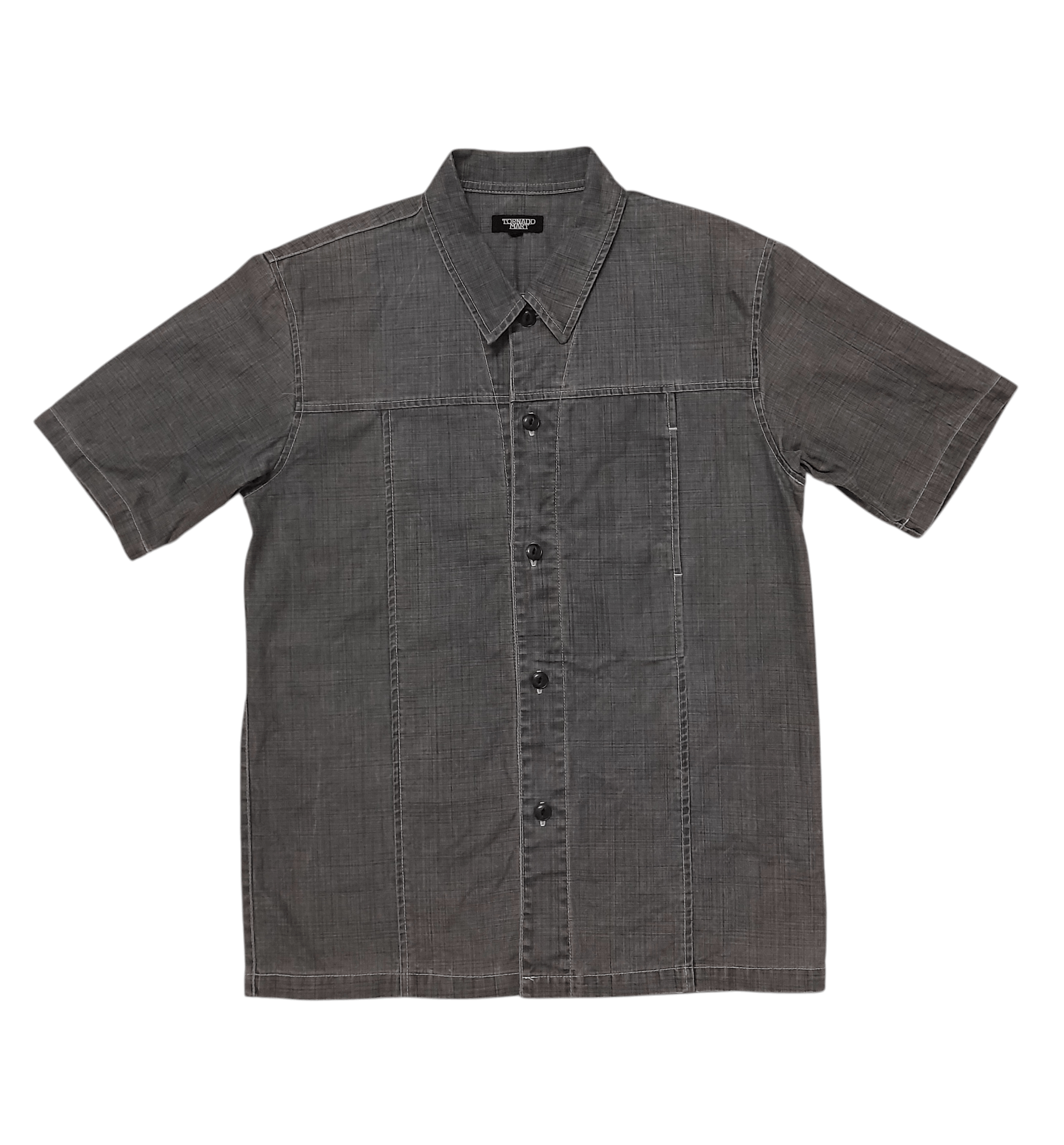Tornado Mart Tornado Mart of Hisashi Fukatami Denim Shirt (S295) Size US M / EU 48-50 / 2 - 1 Thumbnail
