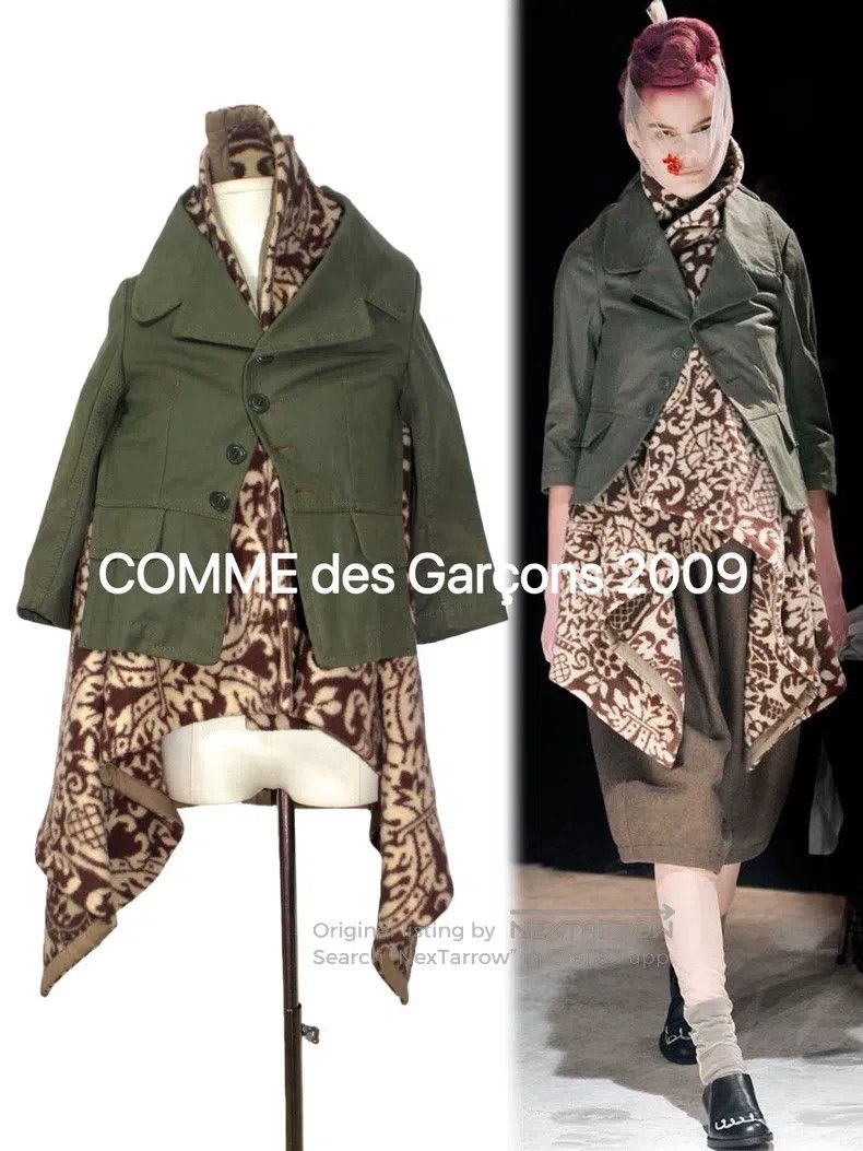 Comme des Garcons Comme des Garcons Wool color-block coat Size S / US 4 / IT 40 - 1 Thumbnail