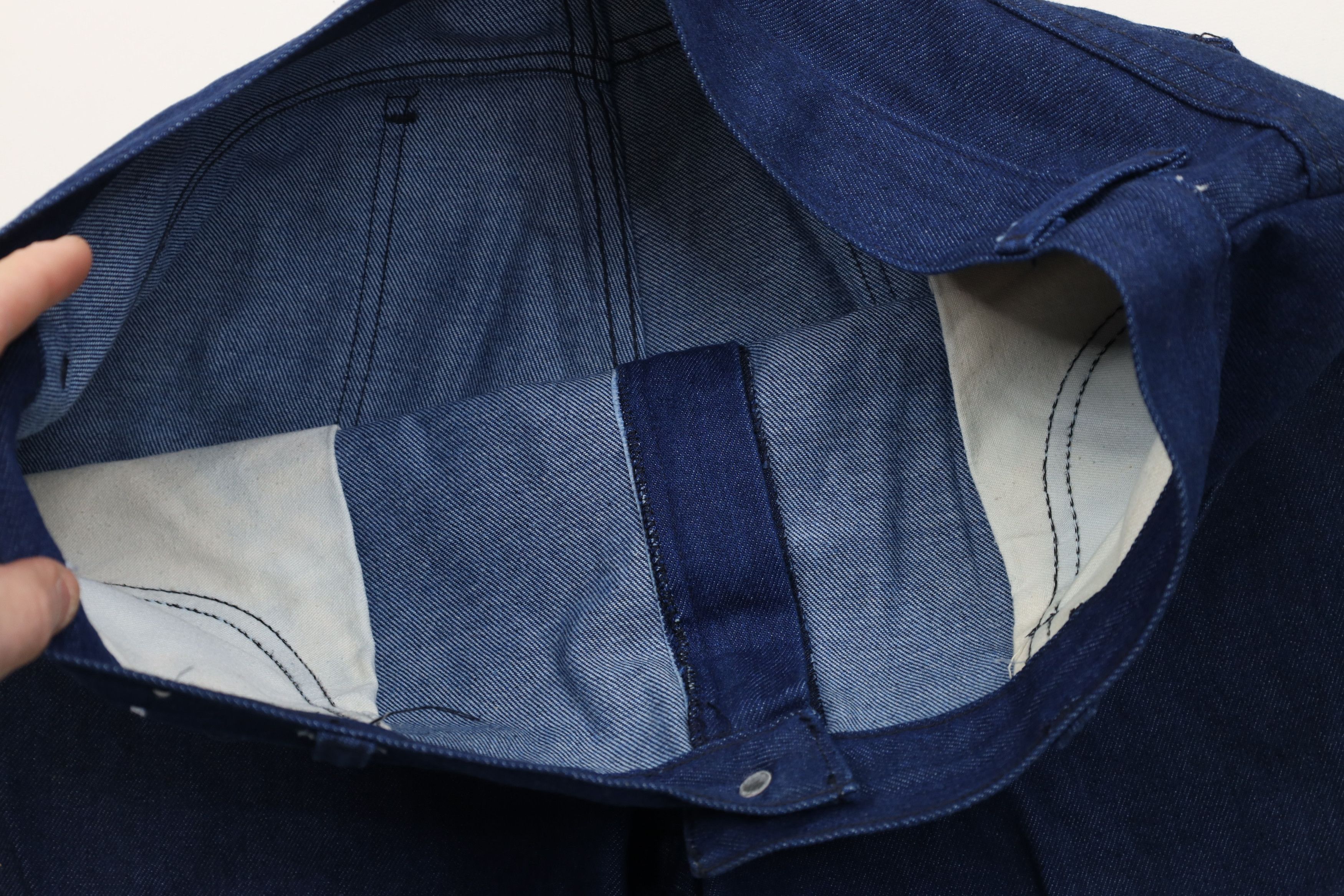 Vintage Vintage 70s Streetwear Above Knee Denim Shorts Blue USA Size US 36 / EU 52 - 8 Thumbnail