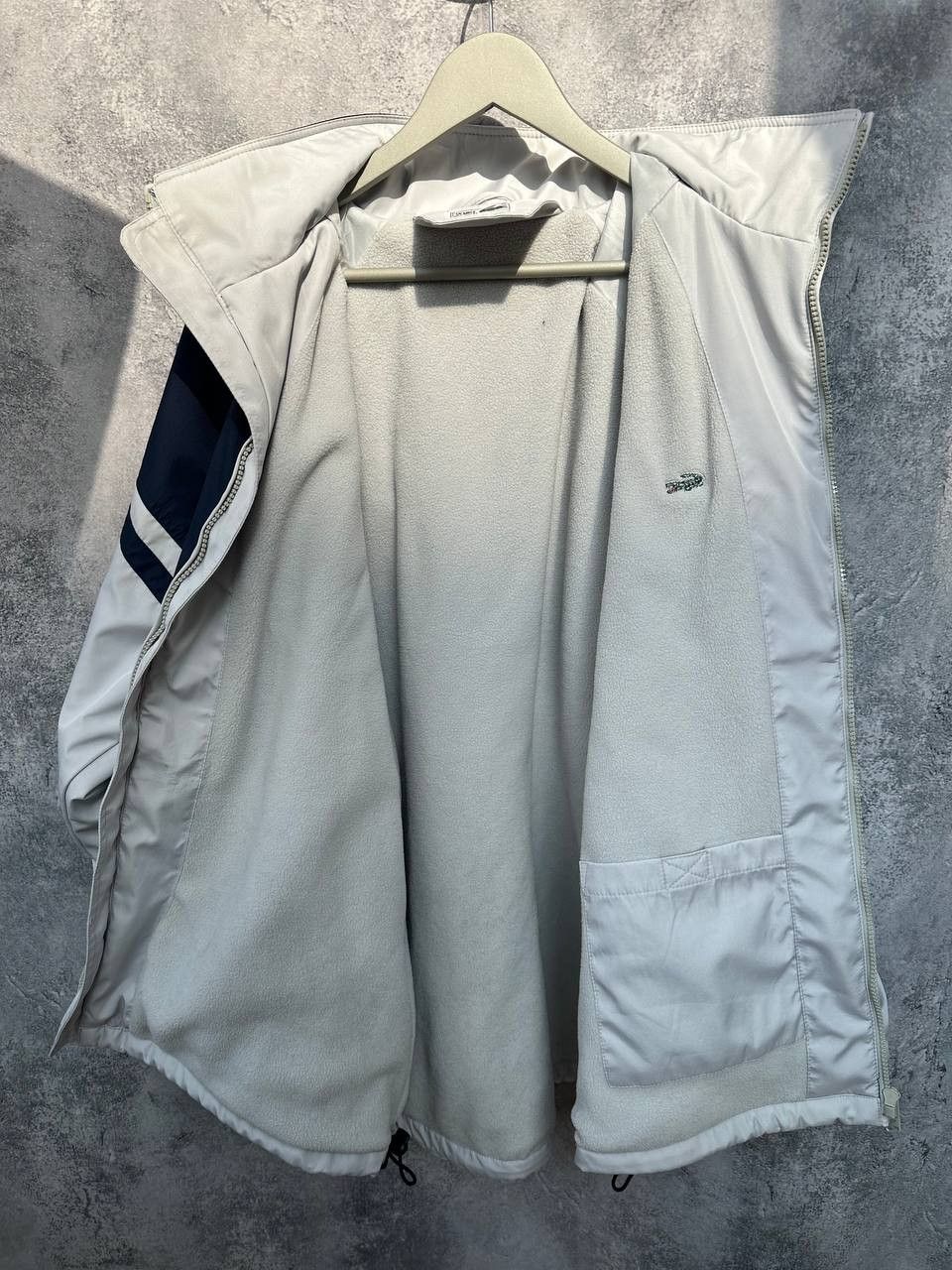 Lacoste × Vintage Lacoste Paris Jacket Striped Vintage 90s Hooded Size US XL / EU 56 / 4 - 5 Thumbnail