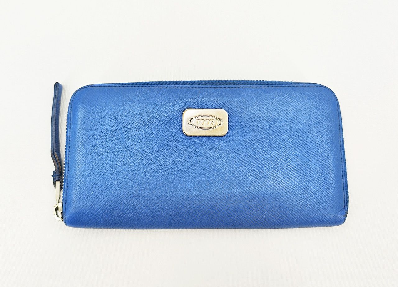 Tod's TOD'S zip around blue leather long wallet Size ONE SIZE - 1 Thumbnail