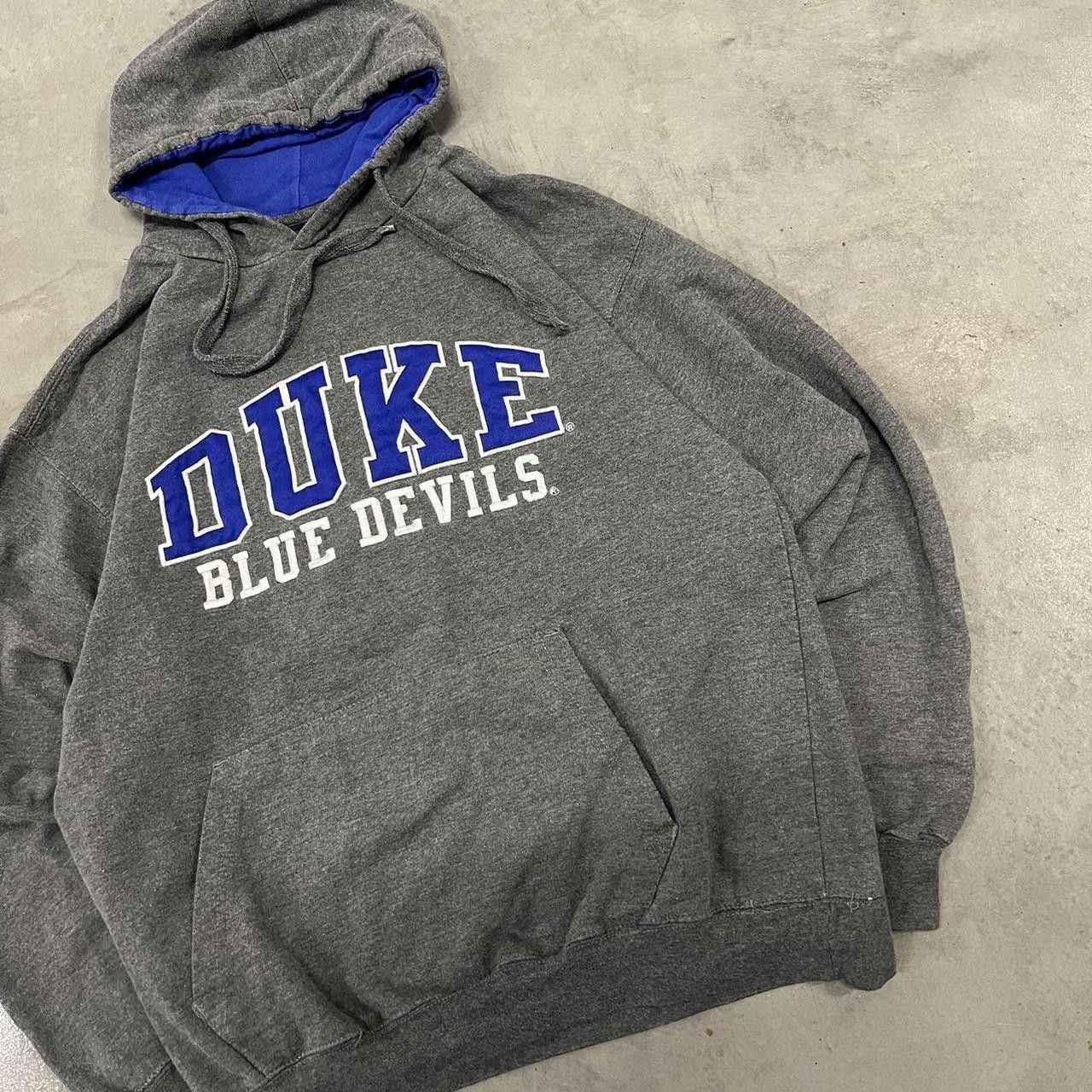 Vintage Crazy Vintage Y2K/2000s Duke University Blue Devils Center Spellout College Essential Hoodie! Size US L / EU 52-54 / 3 - 3 Thumbnail
