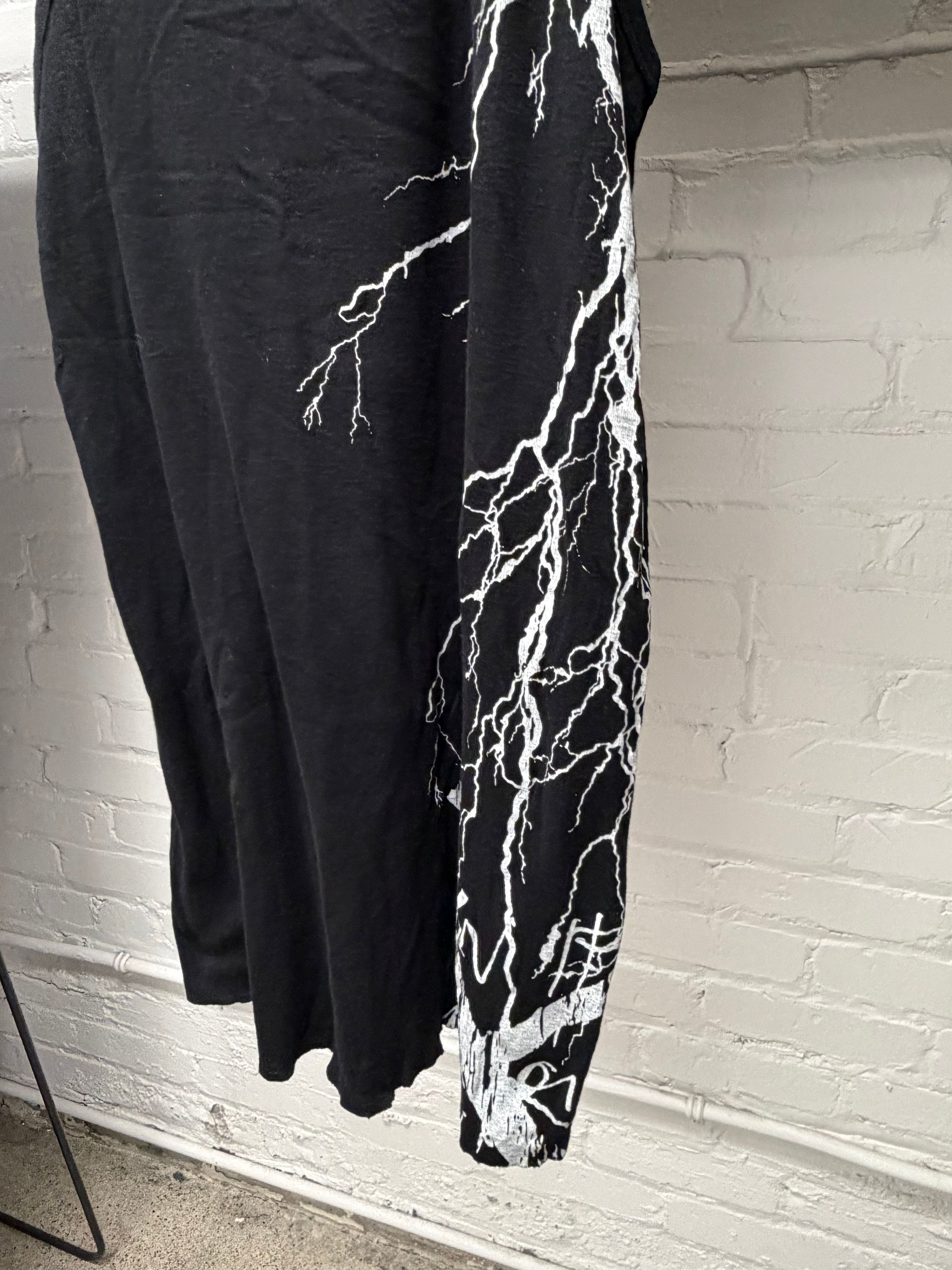 Haider Ackermann Haider Ackermann ‘Lightning Bolt’ Black Silk Tank Top Size US S / EU 44-46 / 1 - 2 Thumbnail