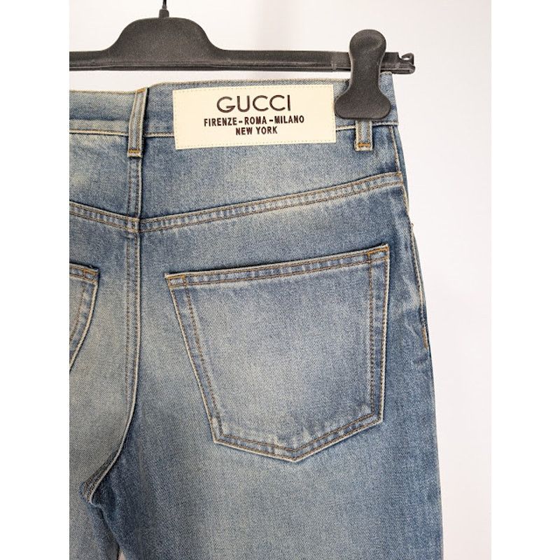 Gucci o1rshd1 Eco Washed Org Denim in Blue Size US 30 / EU 46 - 14 Thumbnail