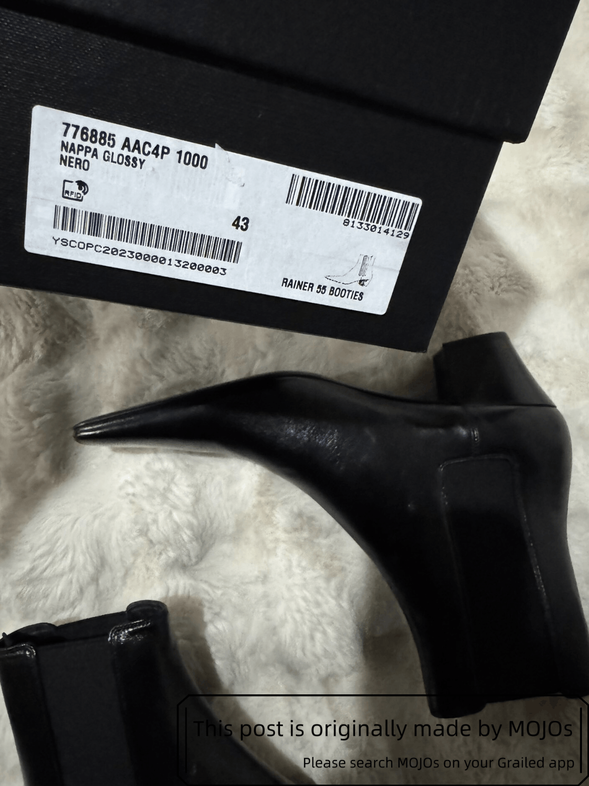Saint Laurent Paris Sz 43 Saint Laurent Paris Rainer 55 Boots mojos0031 Size US 10 / EU 43 - 8 Thumbnail