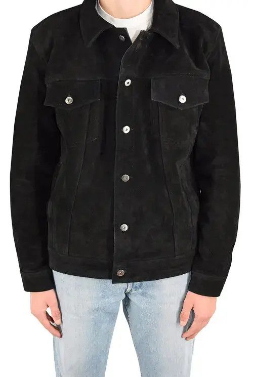 Other Suede Trucker Jacket Black Size US S / EU 44-46 / 1 - 3 Thumbnail
