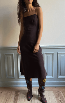 Avenue Djerf Avenue Dream Dress Mocha Dress Size XXS / US 00 / IT 34 - 1 Thumbnail