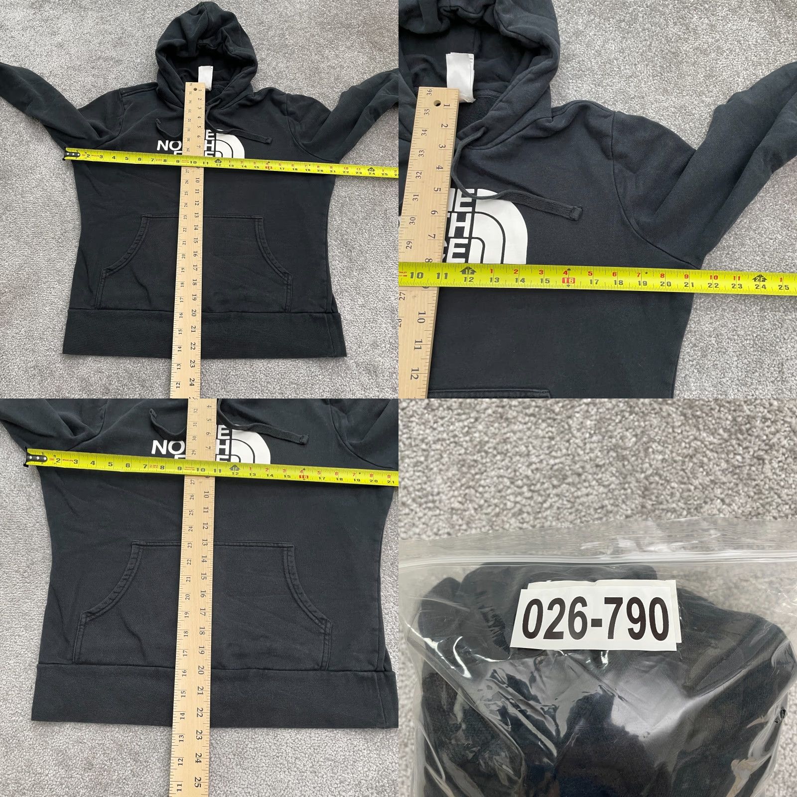 The North Face The North Face Hoodie Womens Medium Black Graphic Fleece Pullover Sweatshirt Size M / US 6-8 / IT 42-44 - 9 Thumbnail