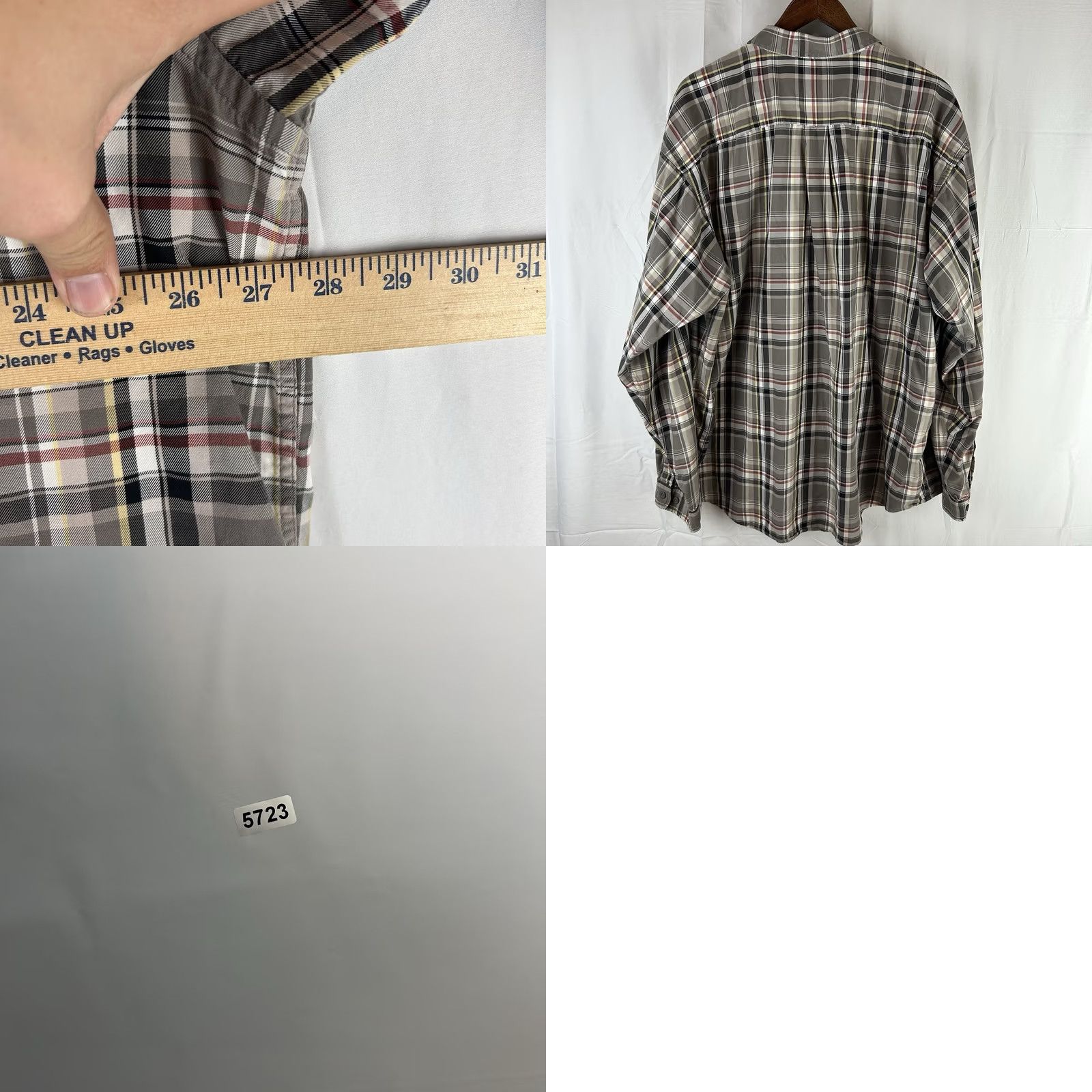 Patagonia Patagonia Shirt Mens 2XL Gray Plaid Organic Cotton Button Up Long Sleeve Mens Size US XXL / EU 58 / 5 - 9 Thumbnail