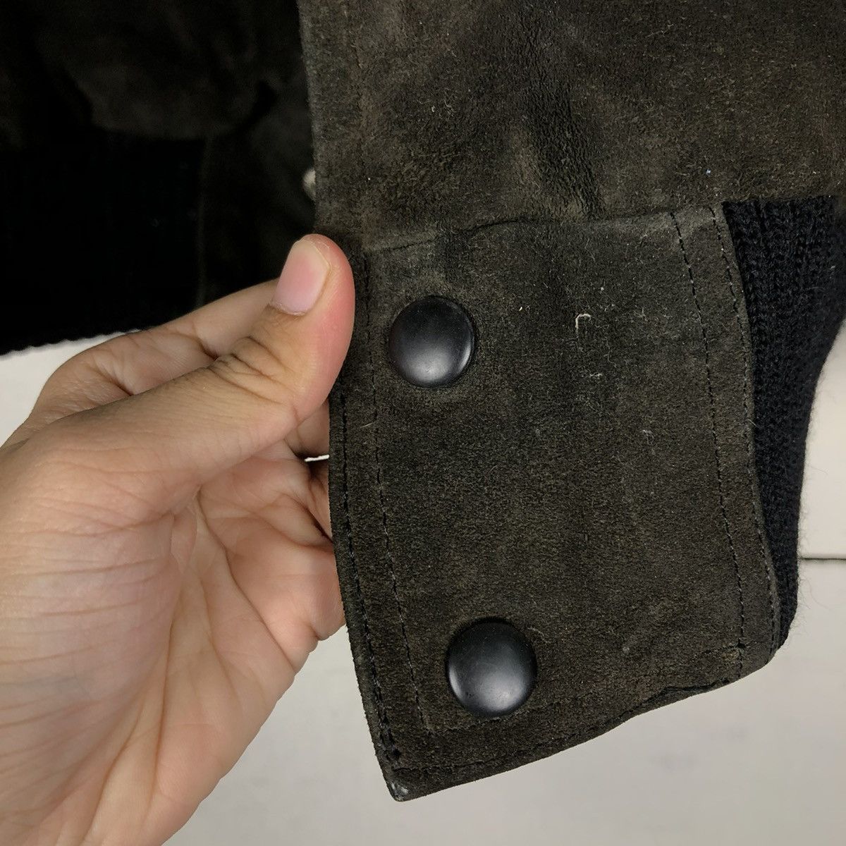 Japanese Brand 🔥VINTAGE BOMBER JACKET LEATHER CROSS COUNTRY ISSEY MIYAKE Size US M / EU 48-50 / 2 - 18 Thumbnail