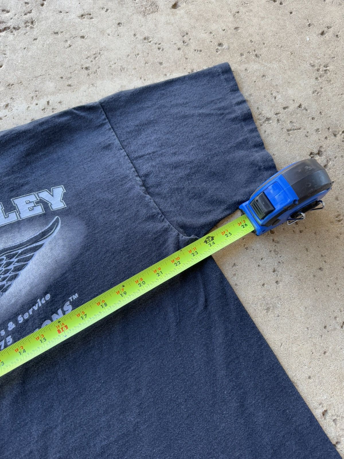 Harley Davidson × Vintage Vintage 90’s/00s Harley Davison Flame Eagle Faded T-shirt XL Size US XL / EU 56 / 4 - 8 Thumbnail