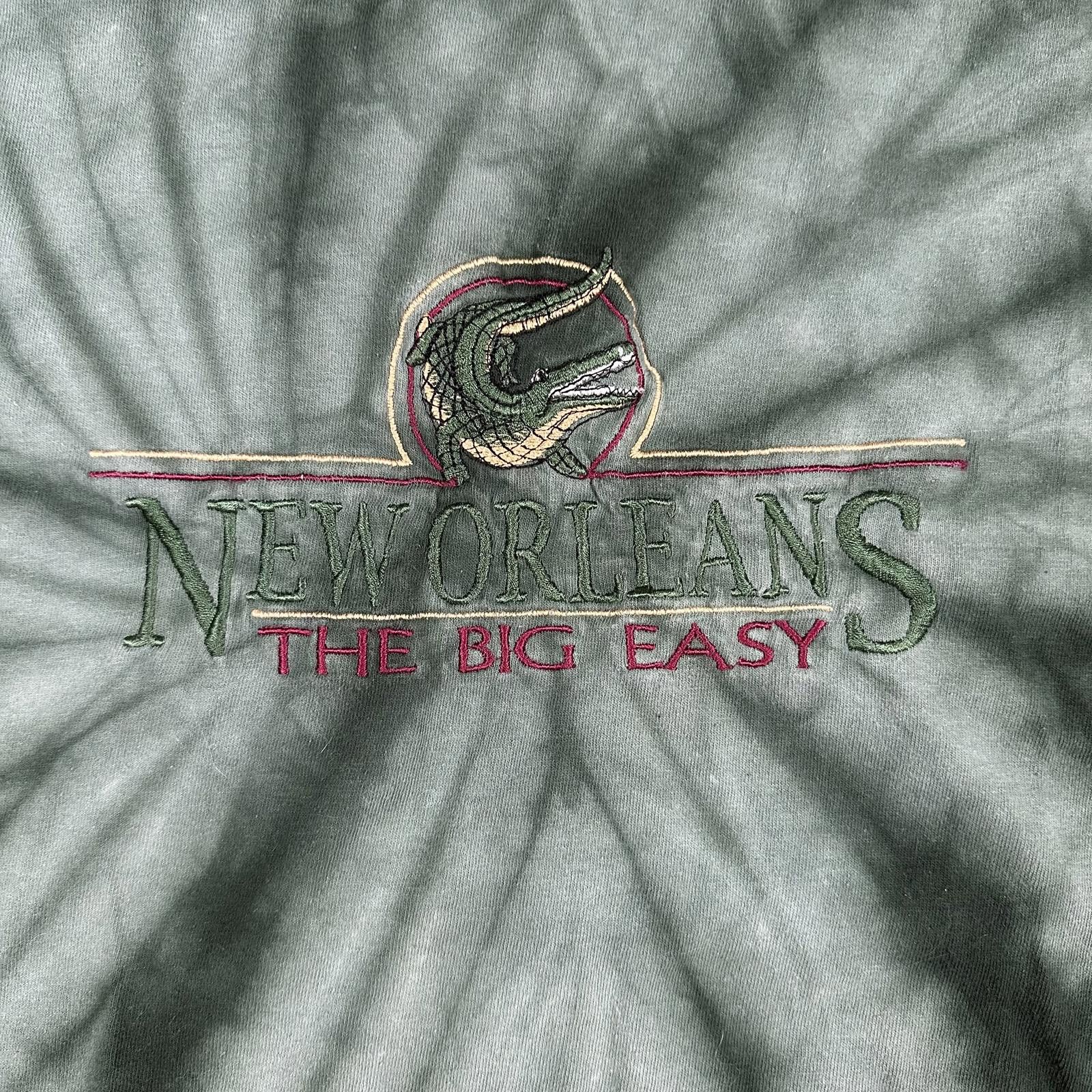 Other Colortone Men T-Shirt Large Green Tie-Dye New Orleans TheBig Size US L / EU 52-54 / 3 - 3 Thumbnail