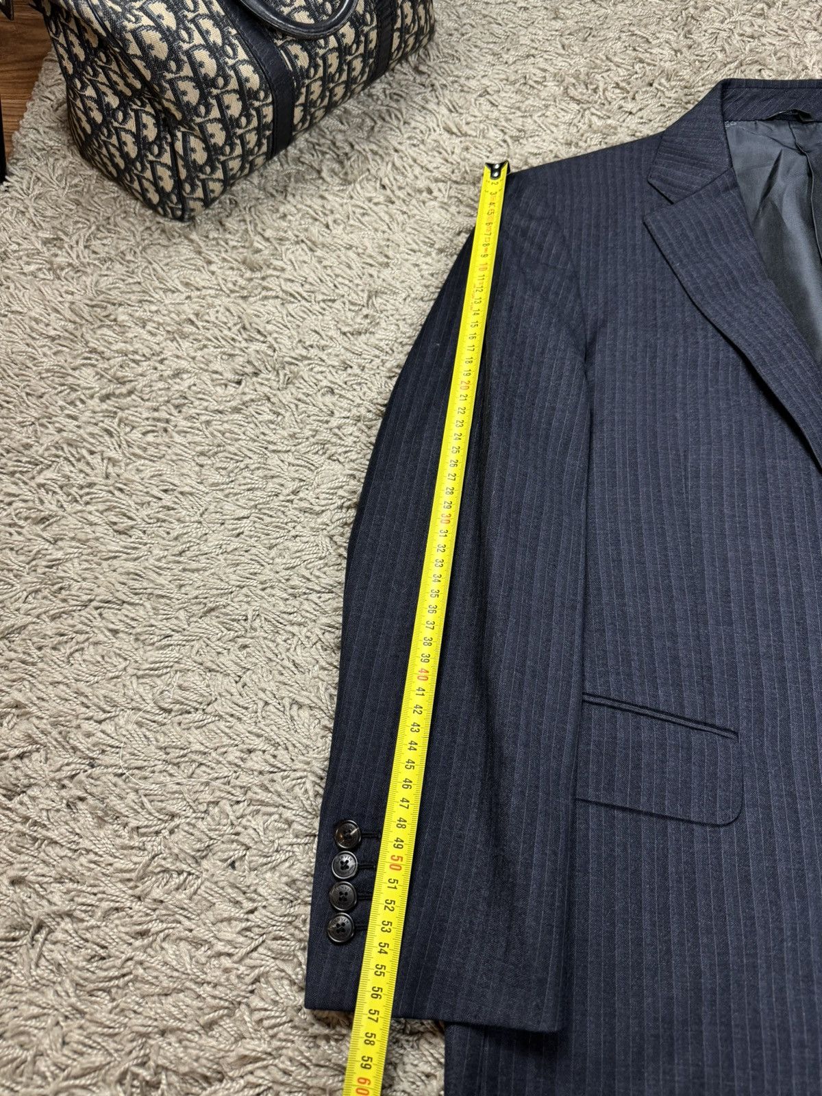 Lanvin Vintage wool suit Lanvin Paris original luxury item Size 50L - 6 Thumbnail
