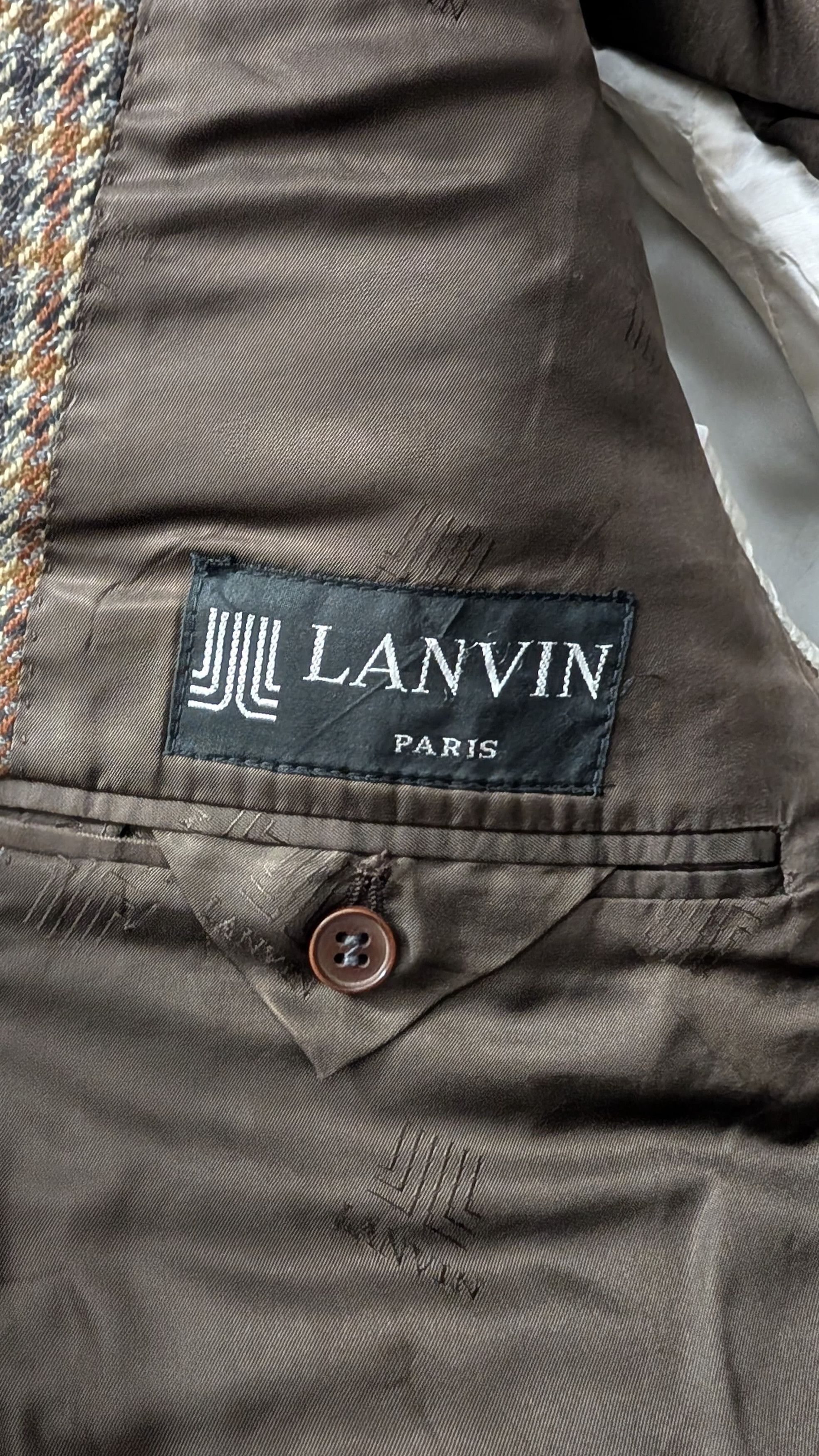 Lanvin LANVIN Paris Virgin Wool Blazer Made in Italy Size 48R - 4 Thumbnail