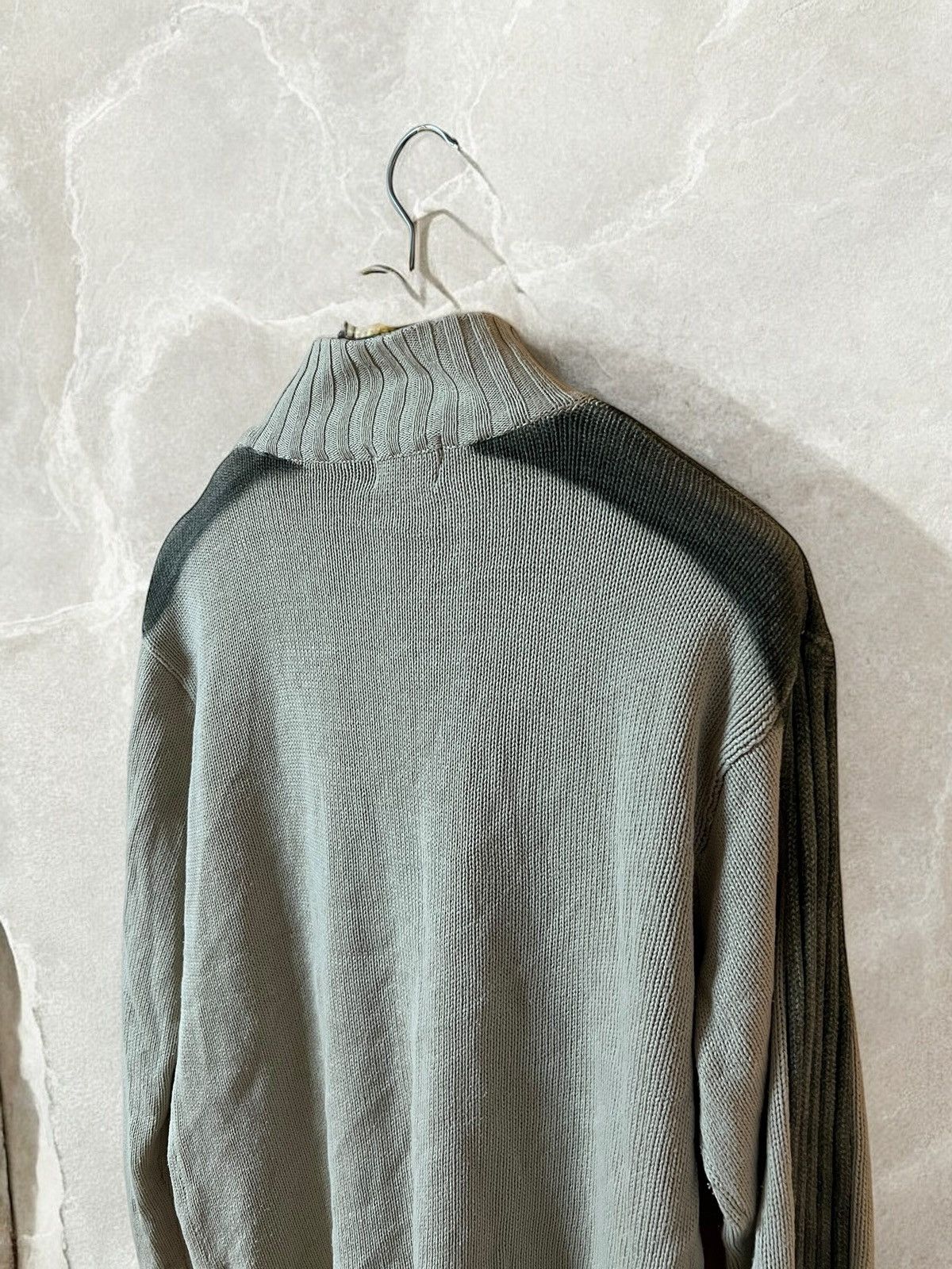 Designer × Vintage VINTAGE HEAVY KNITTED GRAFFITI LOGO Metal Zipper Sweater y2k Size US L / EU 52-54 / 3 - 5 Thumbnail