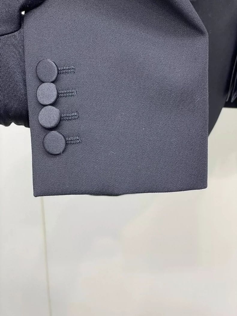 Yves Saint Laurent saint laurent black blazer 2503-Nextarrow Size S / US 4 / IT 40 - 4 Thumbnail