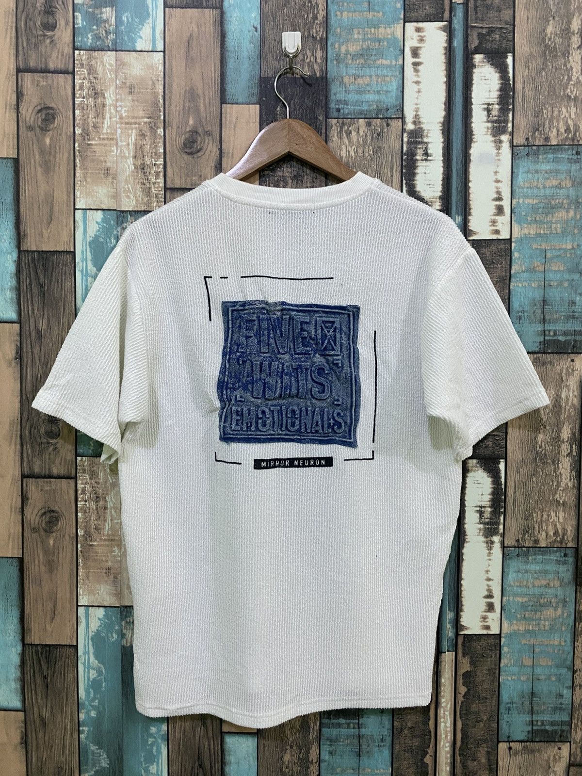 In The Attic In the attic Denim Embossed Print Jacquard Short Sleeve Size US M / EU 48-50 / 2 - 1 Thumbnail