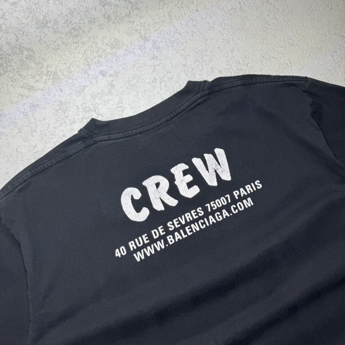Balenciaga Balenciaga Faded Crew Boxy Oversized Tee Size US M / EU 48-50 / 2 - 5 Thumbnail