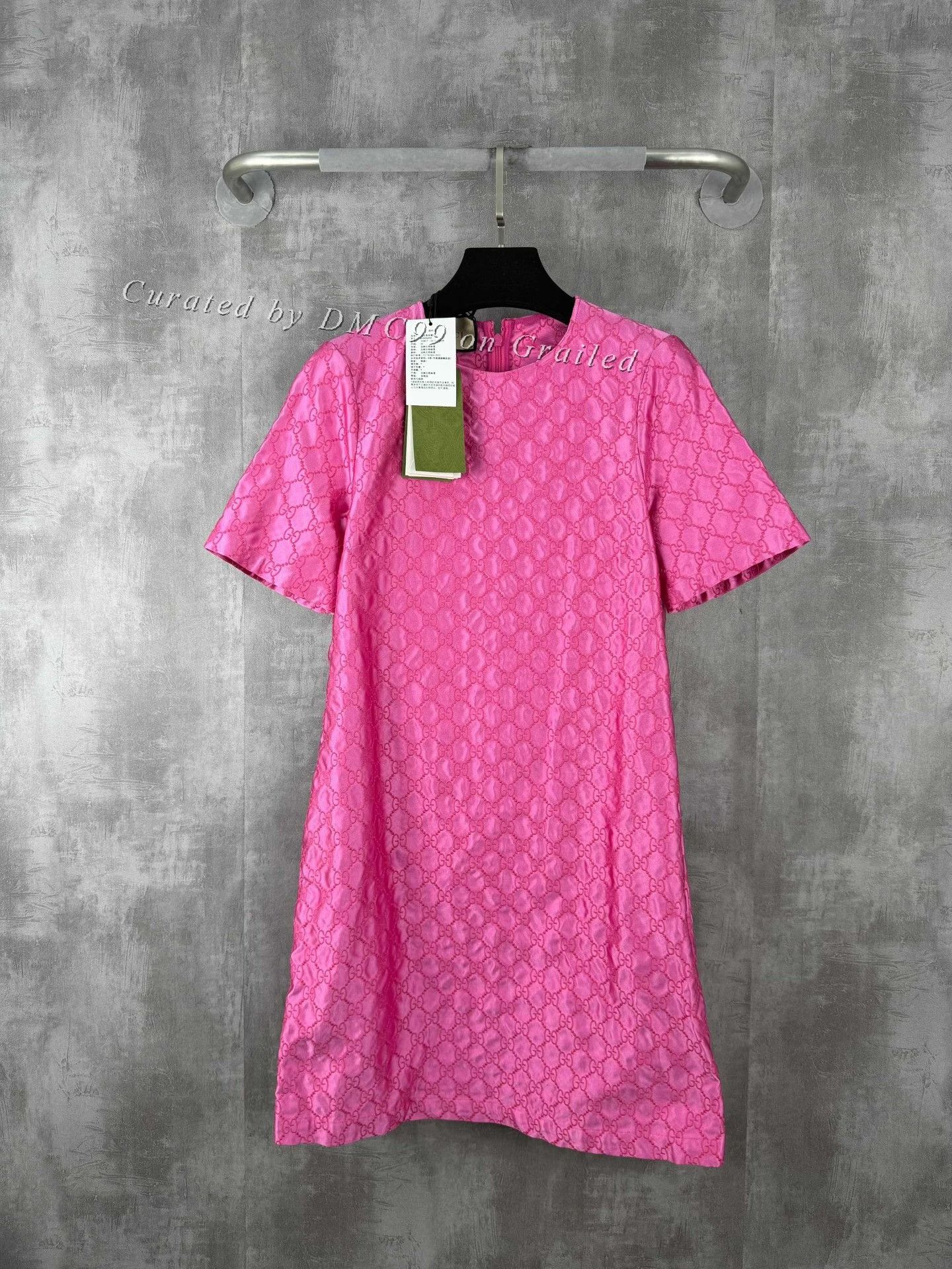 Gucci Gucci Double G Jacquard Silk Dress Size XS / US 0-2 / IT 36-38 - 1 Thumbnail