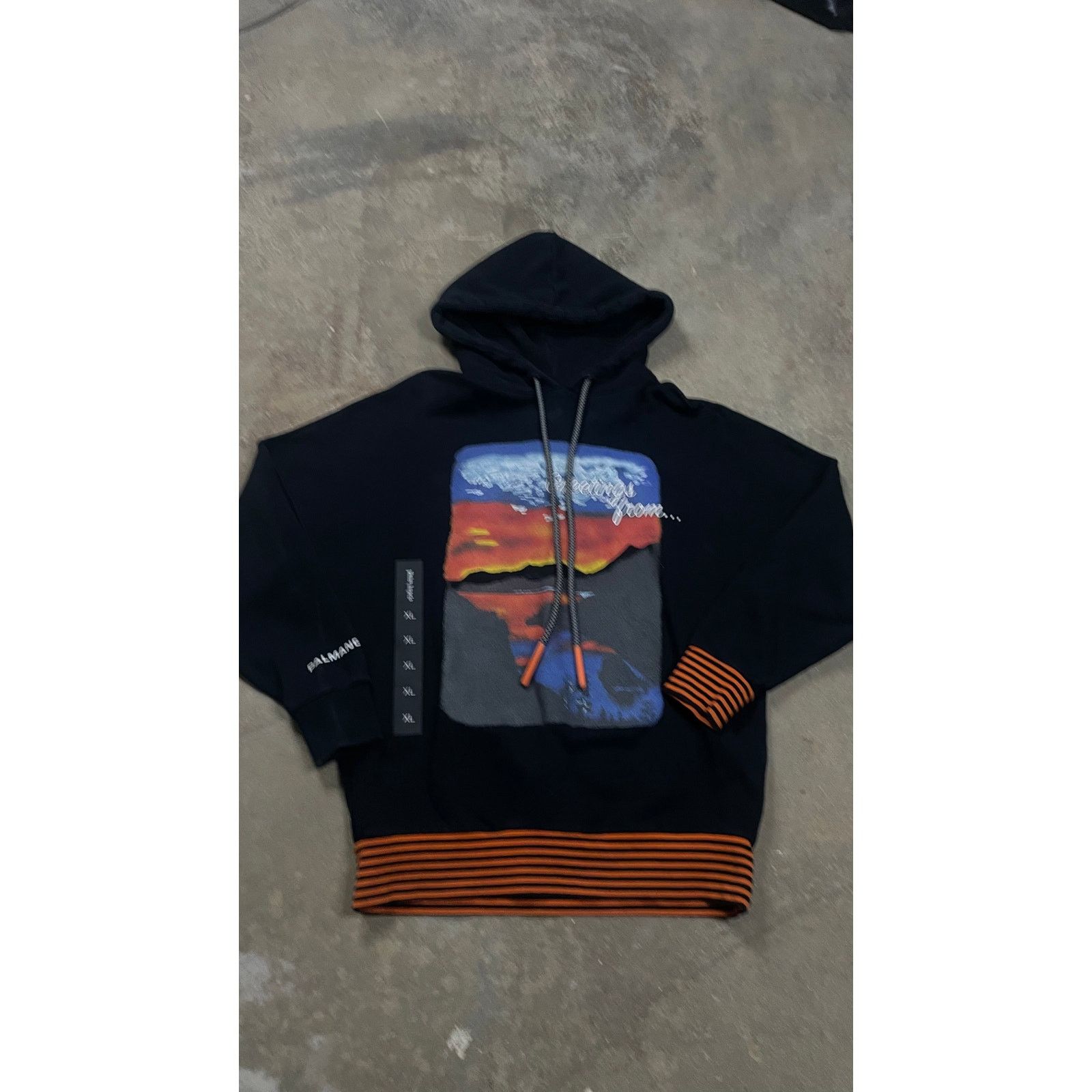 Palm Angels Palm Angels Greetings Hoodie Used XS Size US XS / EU 42 / 0 - 1 Thumbnail