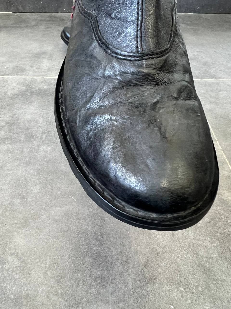 A.S.98 AS98 Scar Stitching Leather Boots Y2K Vintage Archive Opium Size US 9 / EU 42 - 7 Thumbnail