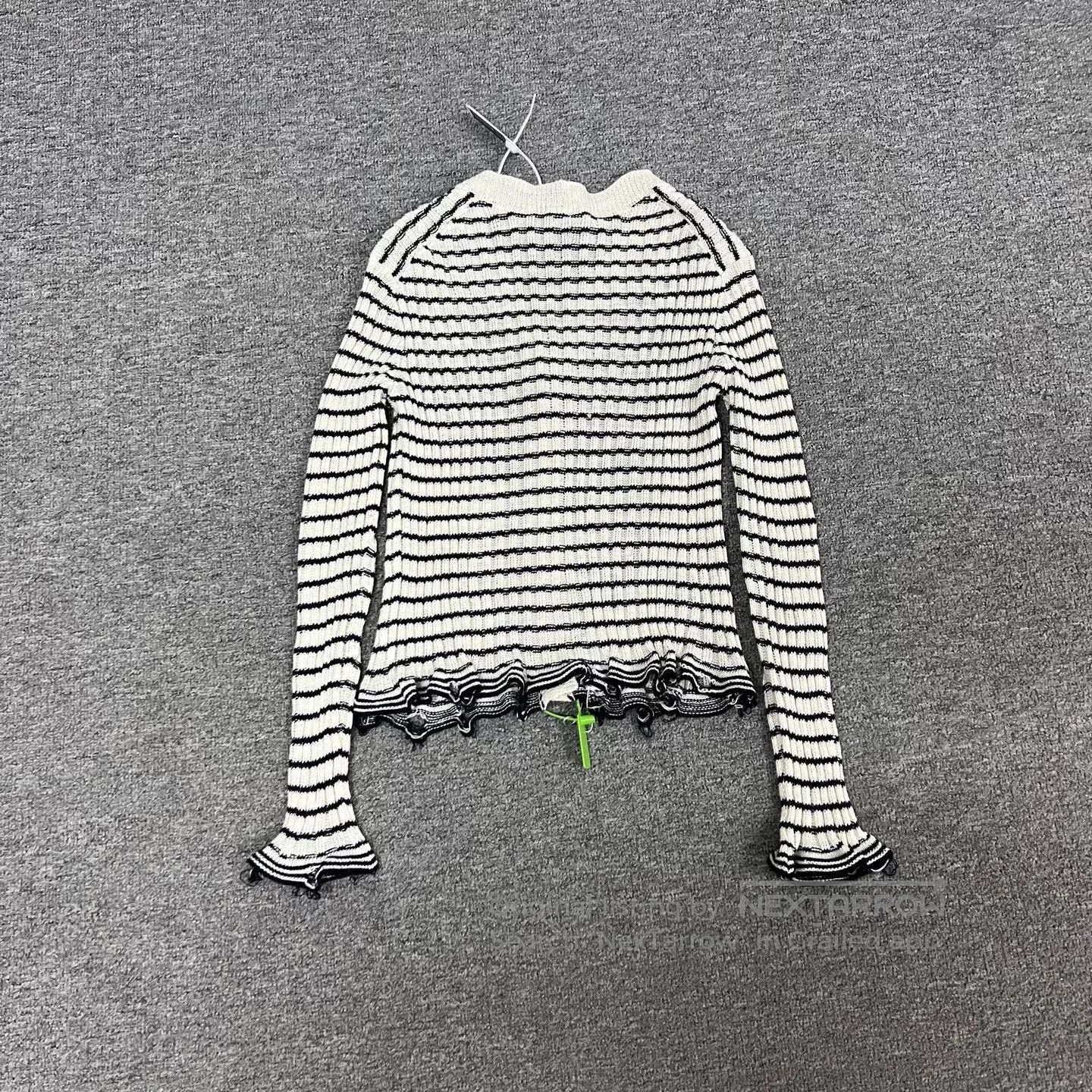 Dior Dior Striped design; little bee; knit cardigan| Size M / US 6-8 / IT 42-44 - 4 Thumbnail