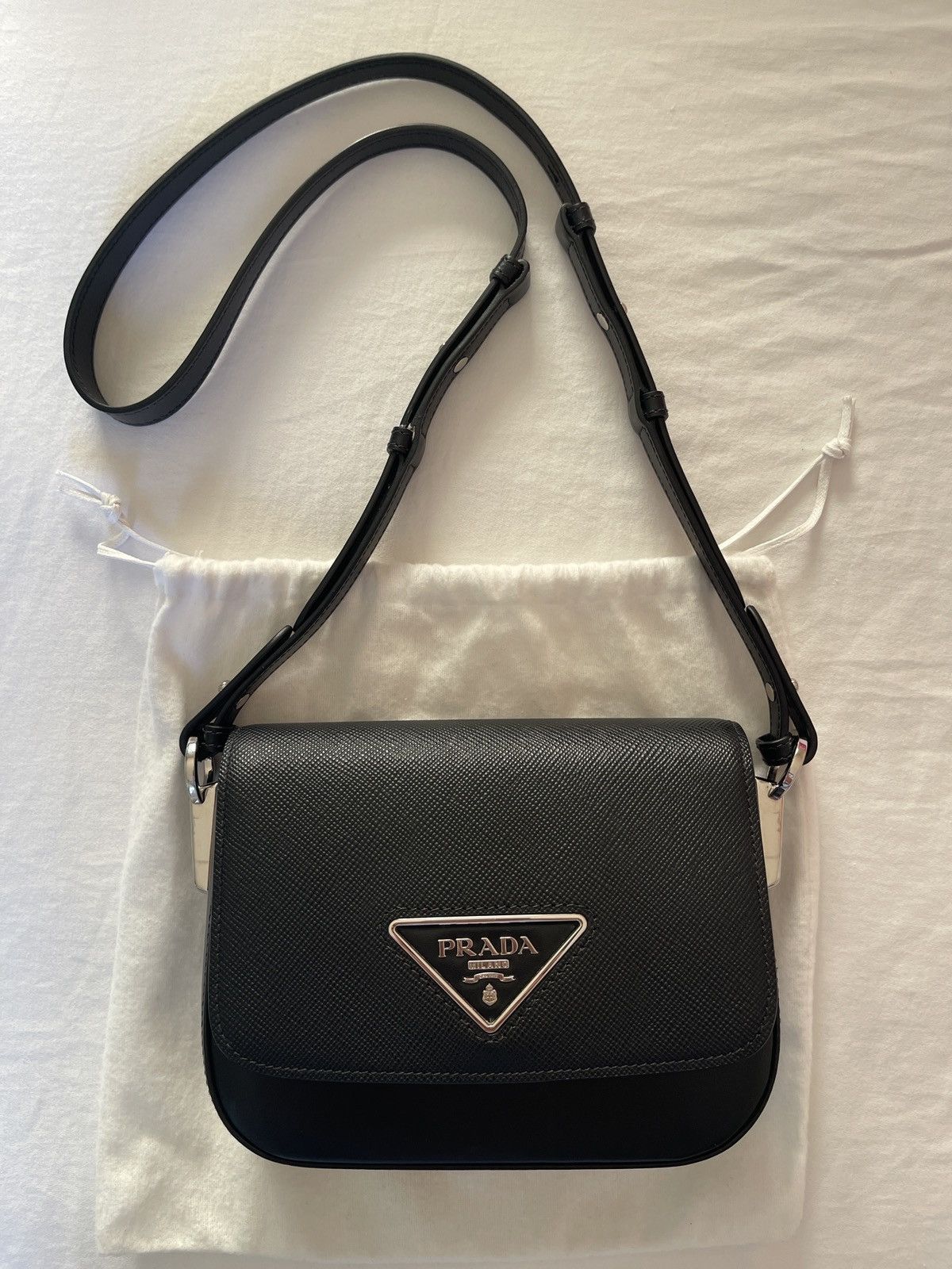 Prada Prada Shoulder Bag in Saffiano Leather Size ONE SIZE - 1 Thumbnail