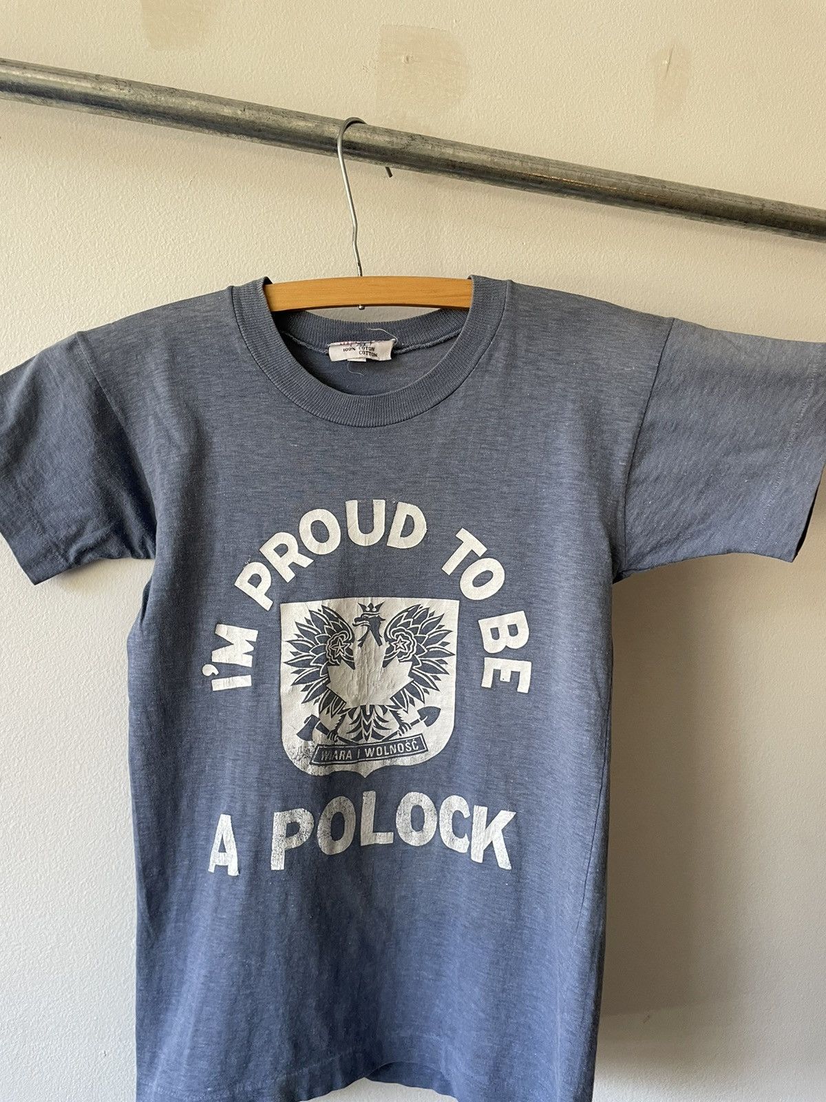 Vintage Vintage 70s Proud to be a Polock Polish tee Size US XXS / EU 40 - 3 Thumbnail