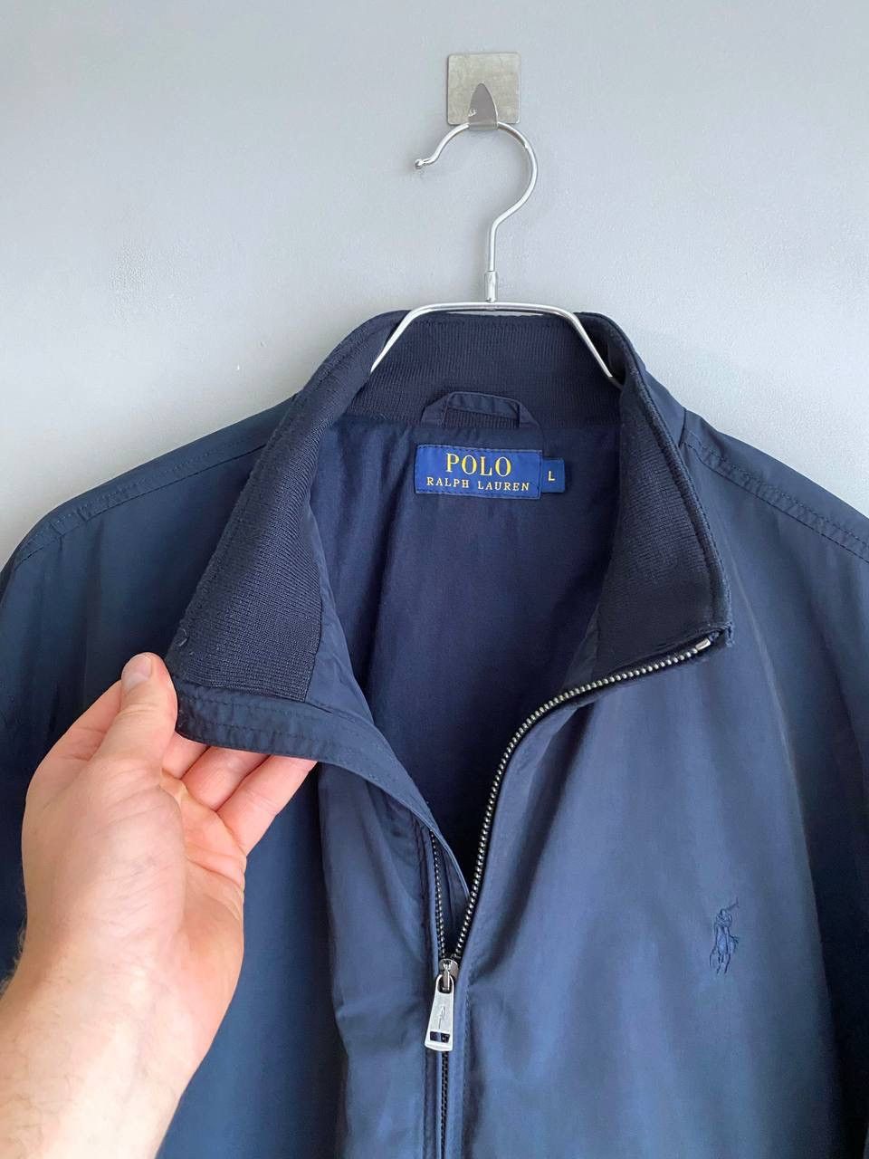 Polo Ralph Lauren Polo Ralph Lauren Dark Blue Nylon Winbreaker Jacket, Size L Size US L / EU 52-54 / 3 - 9 Thumbnail