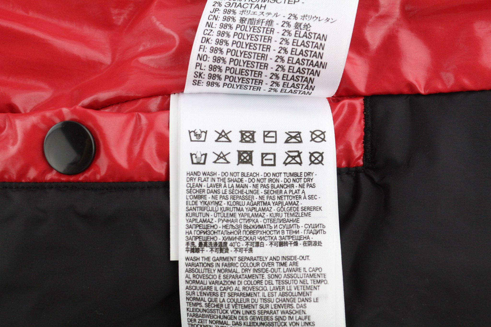 Diesel W-STEN L Red Duck Down Quilted Zip Jacket 40014 Size US L / EU 52-54 / 3 - 12 Thumbnail