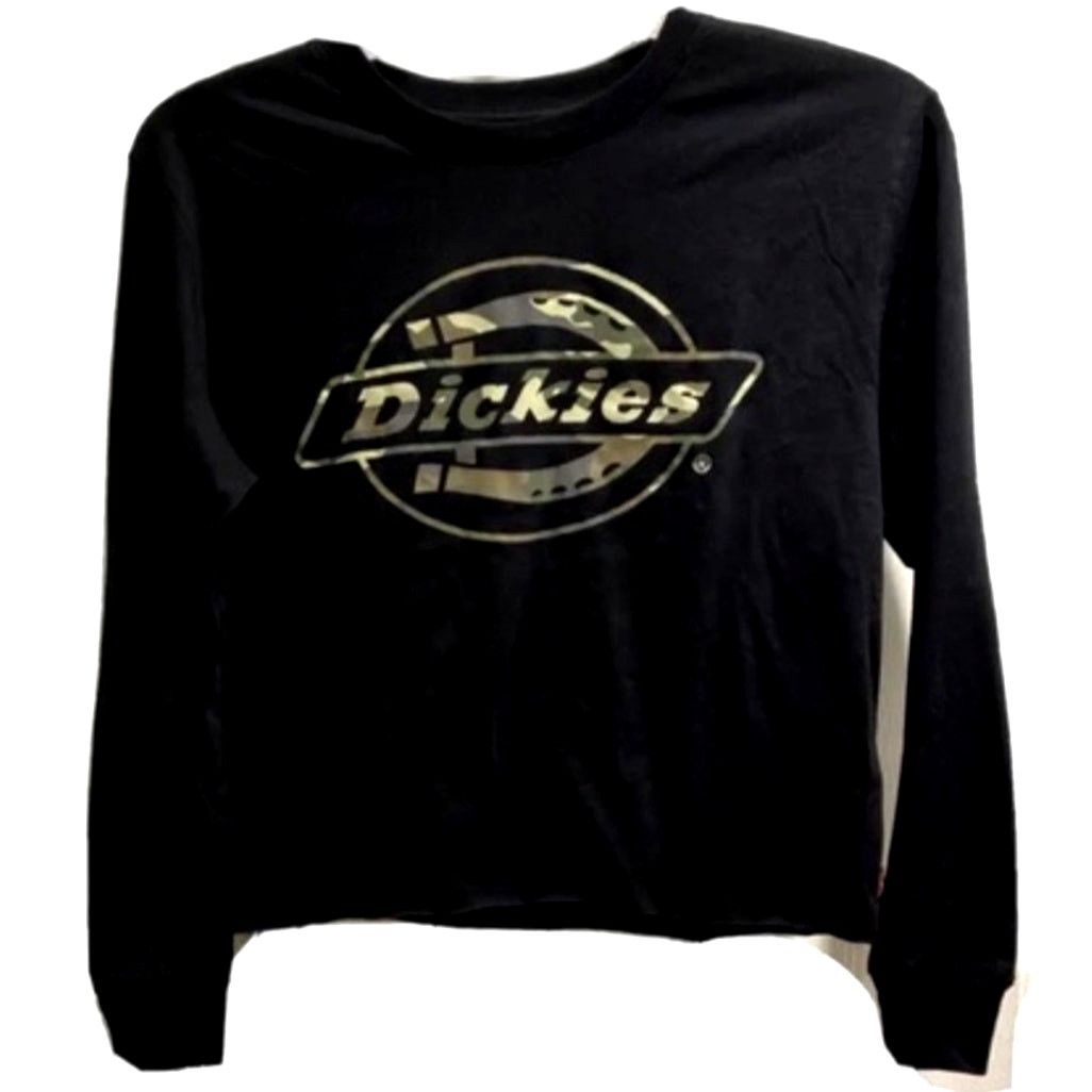 Dickies Dickies Black T-Shirt with Camo Logo - Size XS Size US XS / EU 42 / 0 - 1 Thumbnail