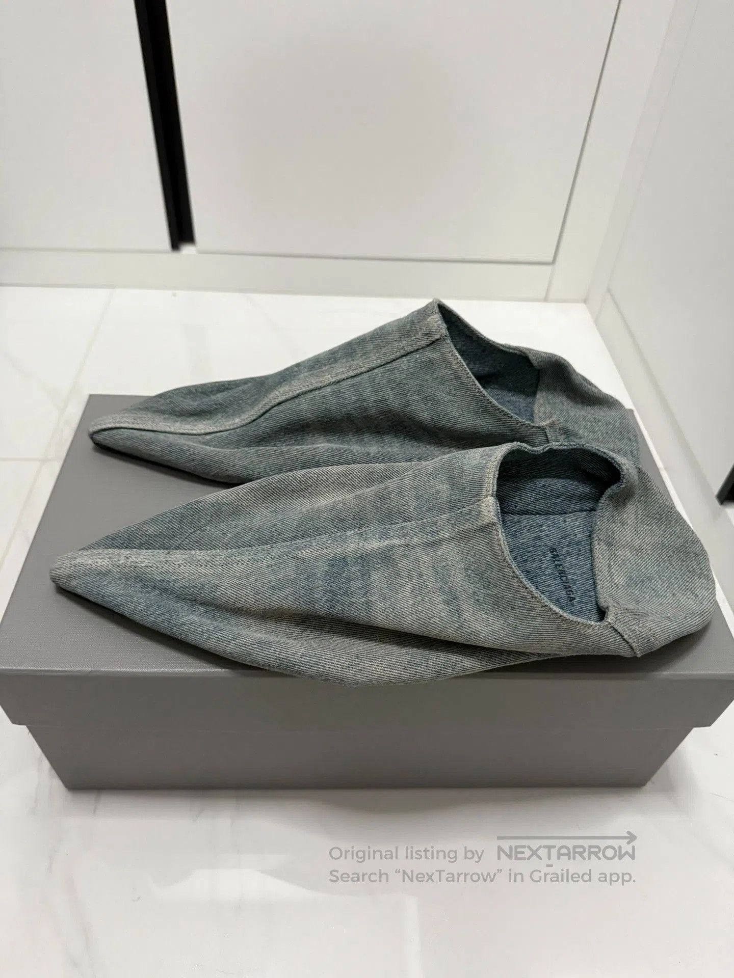 Balenciaga Balenciaga SS24 Denim Flat Mule. Size US 10 / EU 43 - 2 Thumbnail